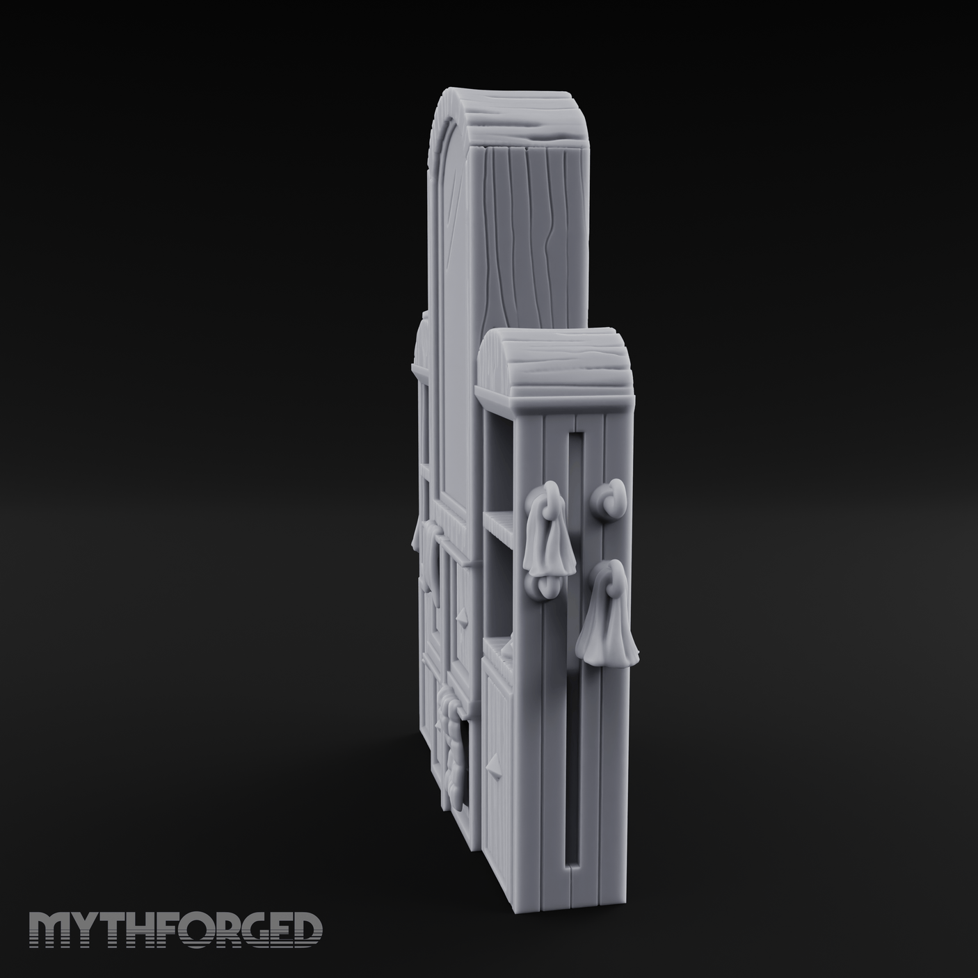 Mirror-Fronted Vanity Dresser Miniature for Dungeons and Dragons, Pathfinder or other TTRPGs