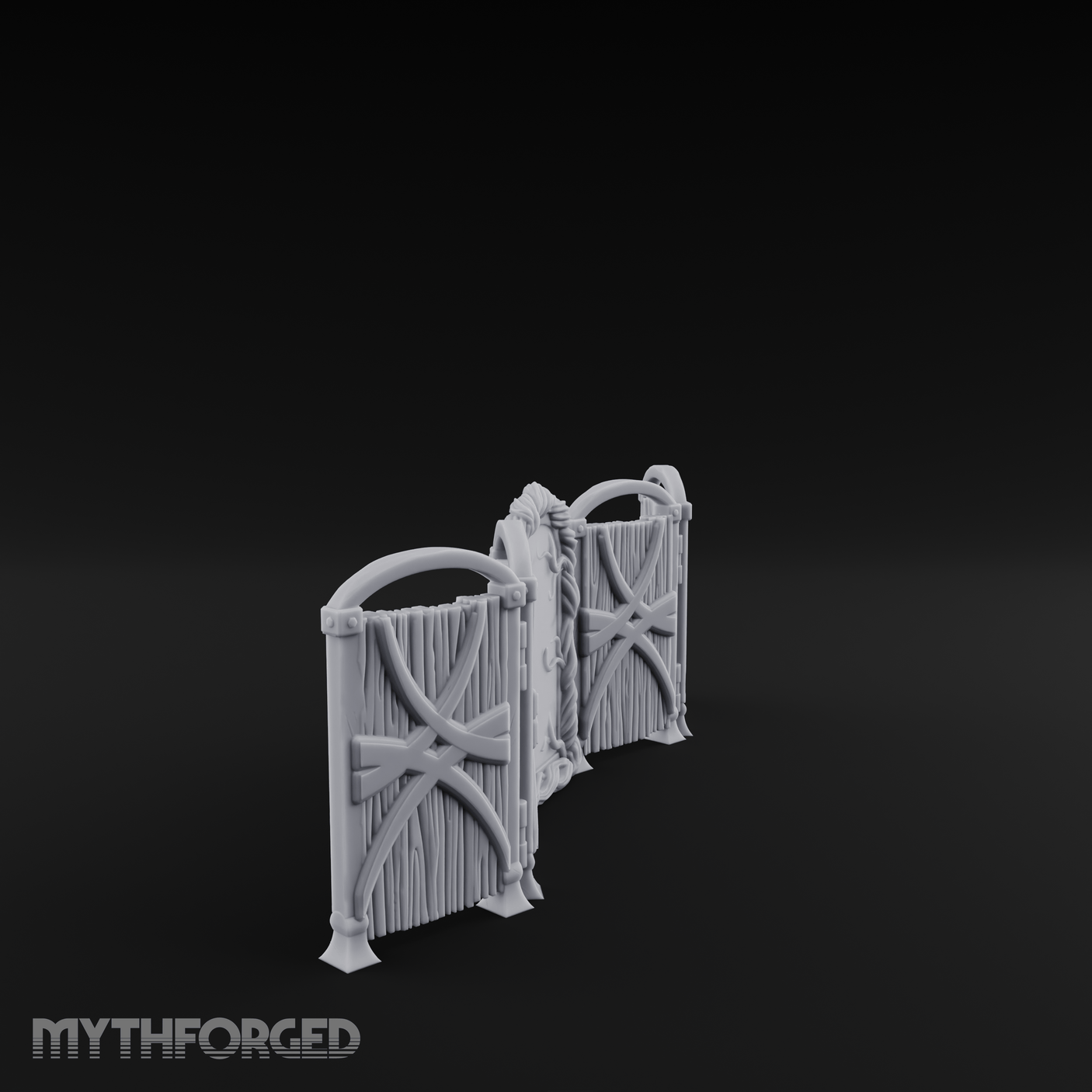 Mirrored Dressing Screen Panel Miniature for Dungeons and Dragons, Pathfinder or other TTRPGs
