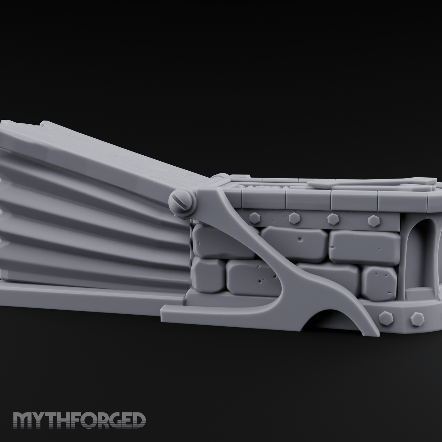 Bellowing Forge Bellows Miniature for Dungeons and Dragons, Pathfinder or other TTRPGs