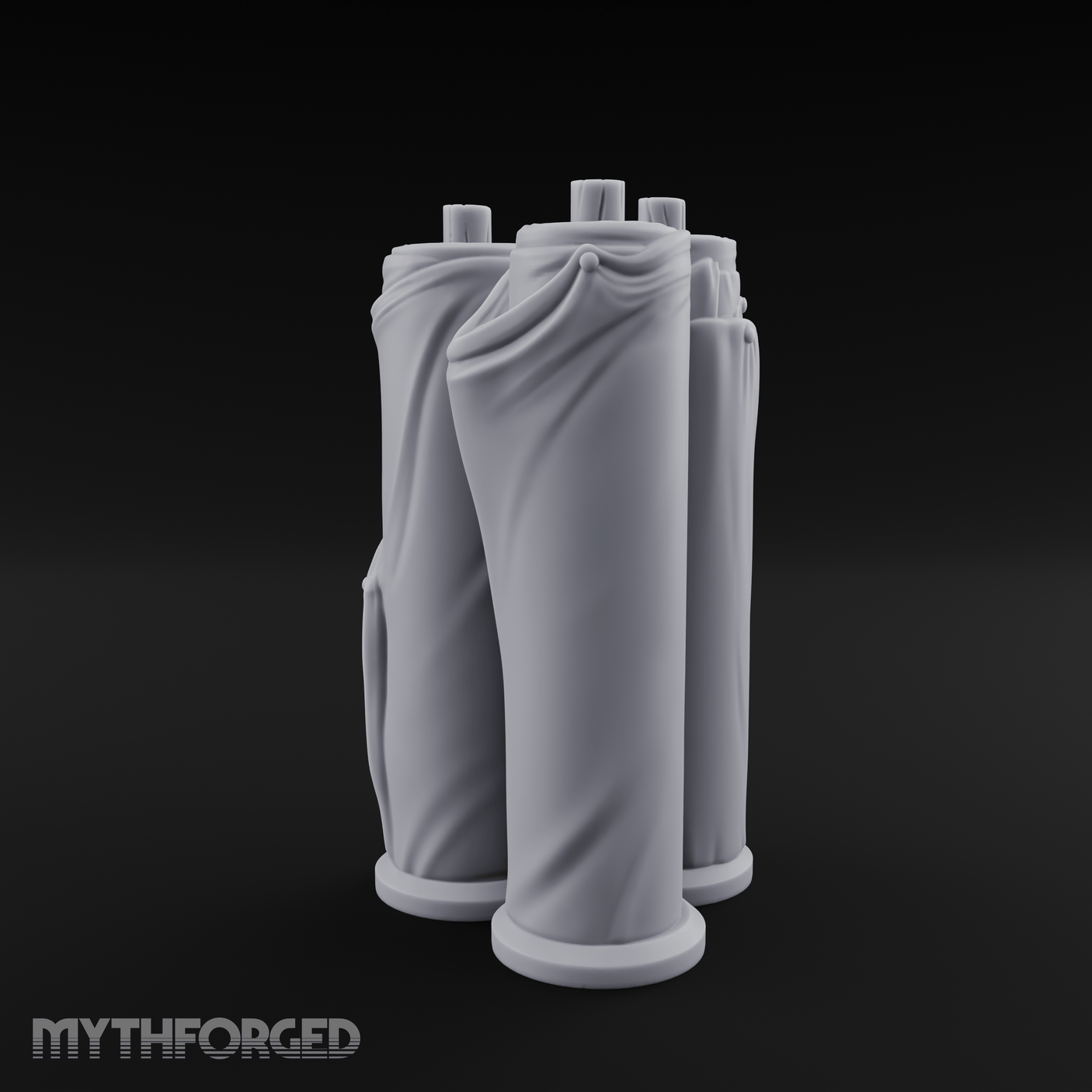 Linen-Wrapped Cloth Bundle Miniature for Dungeons and Dragons, Pathfinder or other TTRPGs
