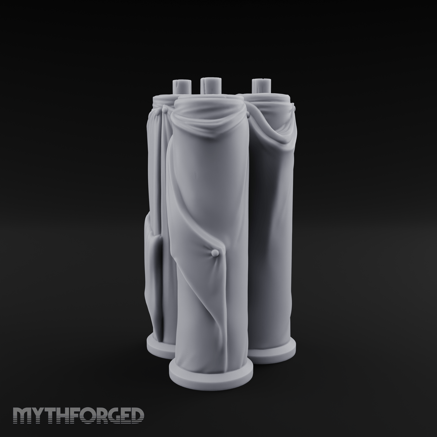 Linen-Wrapped Cloth Bundle Miniature for Dungeons and Dragons, Pathfinder or other TTRPGs