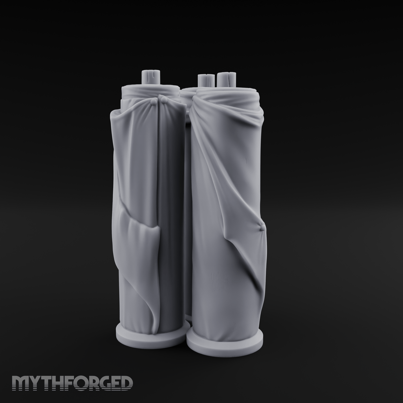 Linen-Wrapped Cloth Bundle Miniature for Dungeons and Dragons, Pathfinder or other TTRPGs