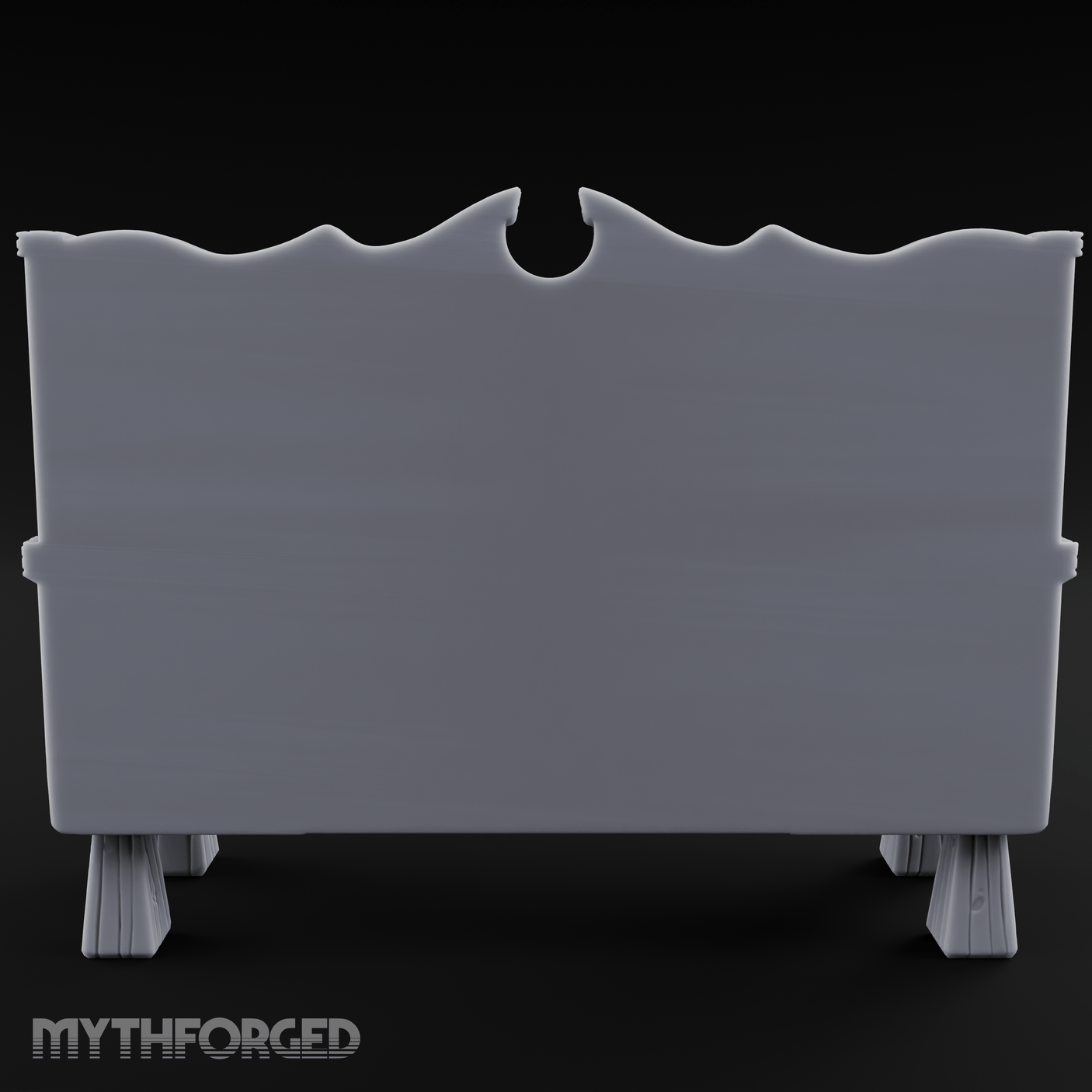 Ring-Handle Merchant Counter Miniature for Dungeons and Dragons, Pathfinder or other TTRPGs