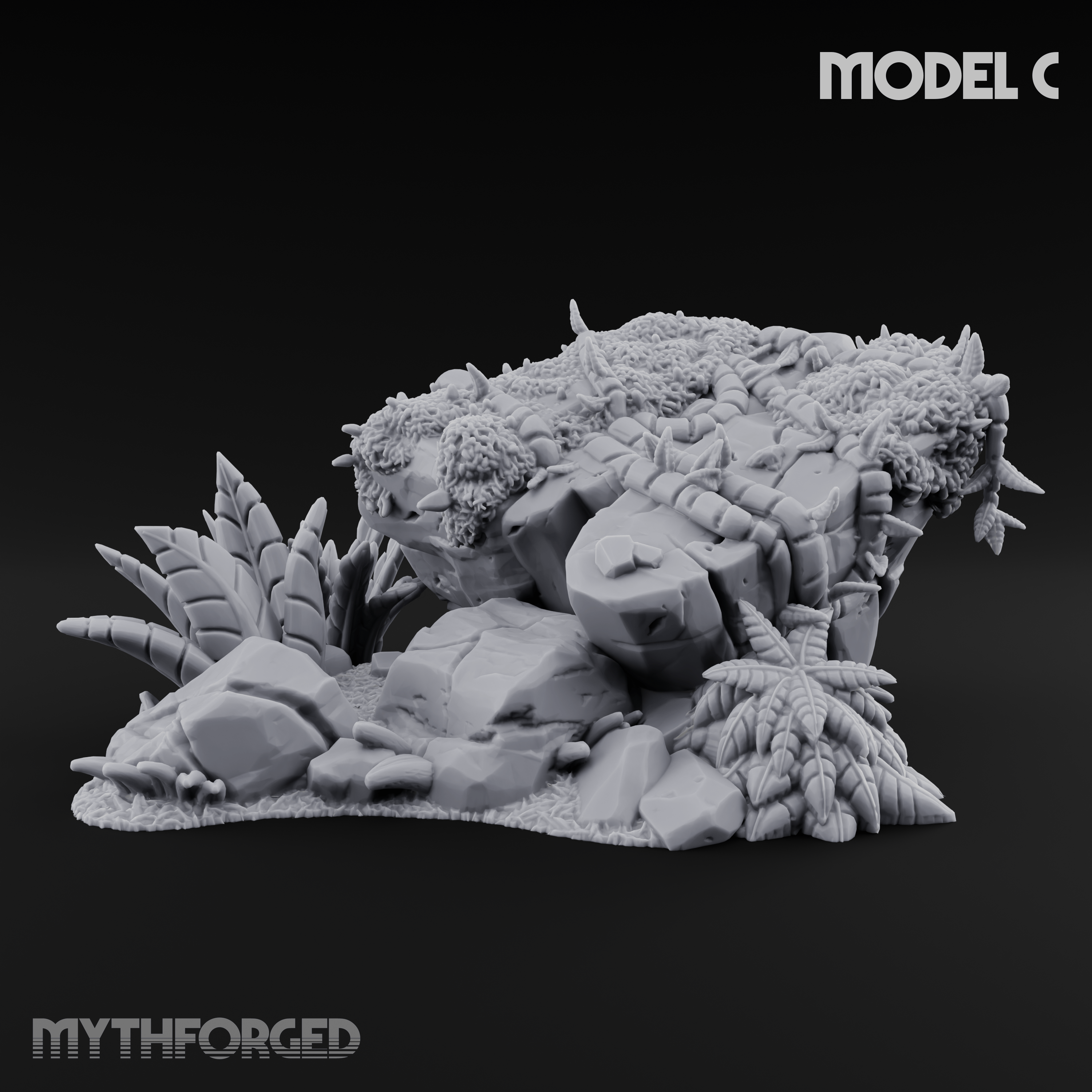 Overgrown Jungle Flora Cluster C