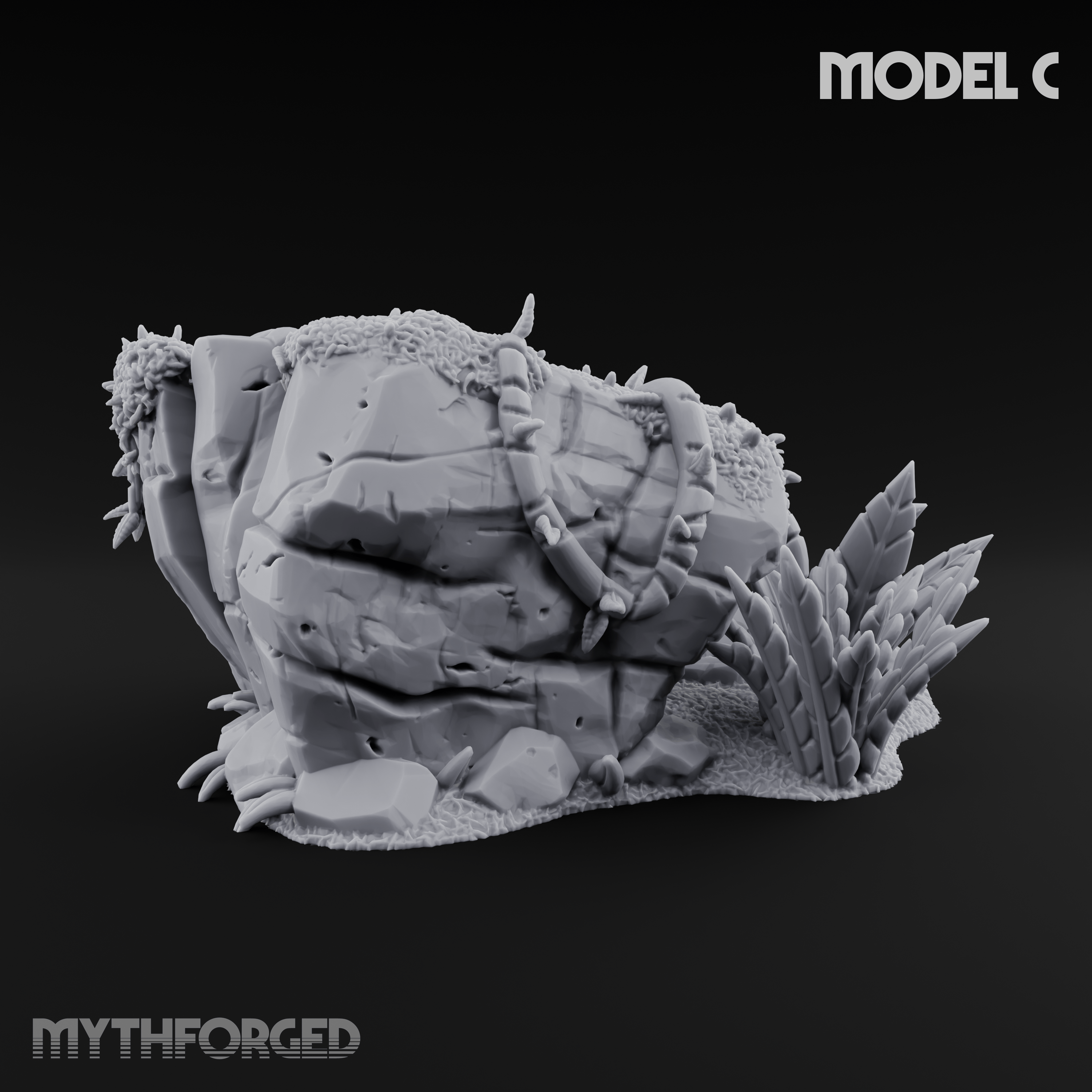 Overgrown Jungle Flora Cluster C