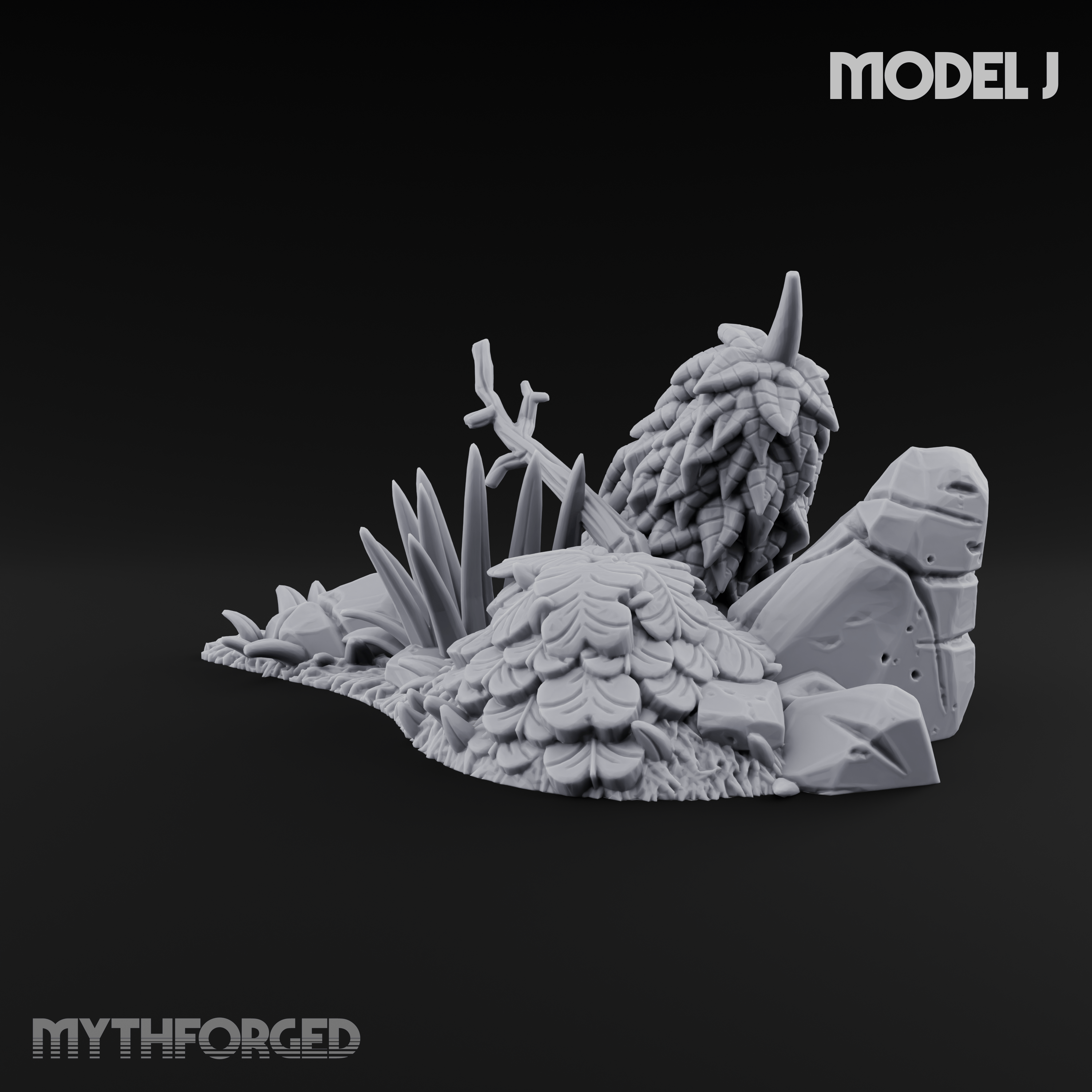 Overgrown Jungle Flora Cluster J