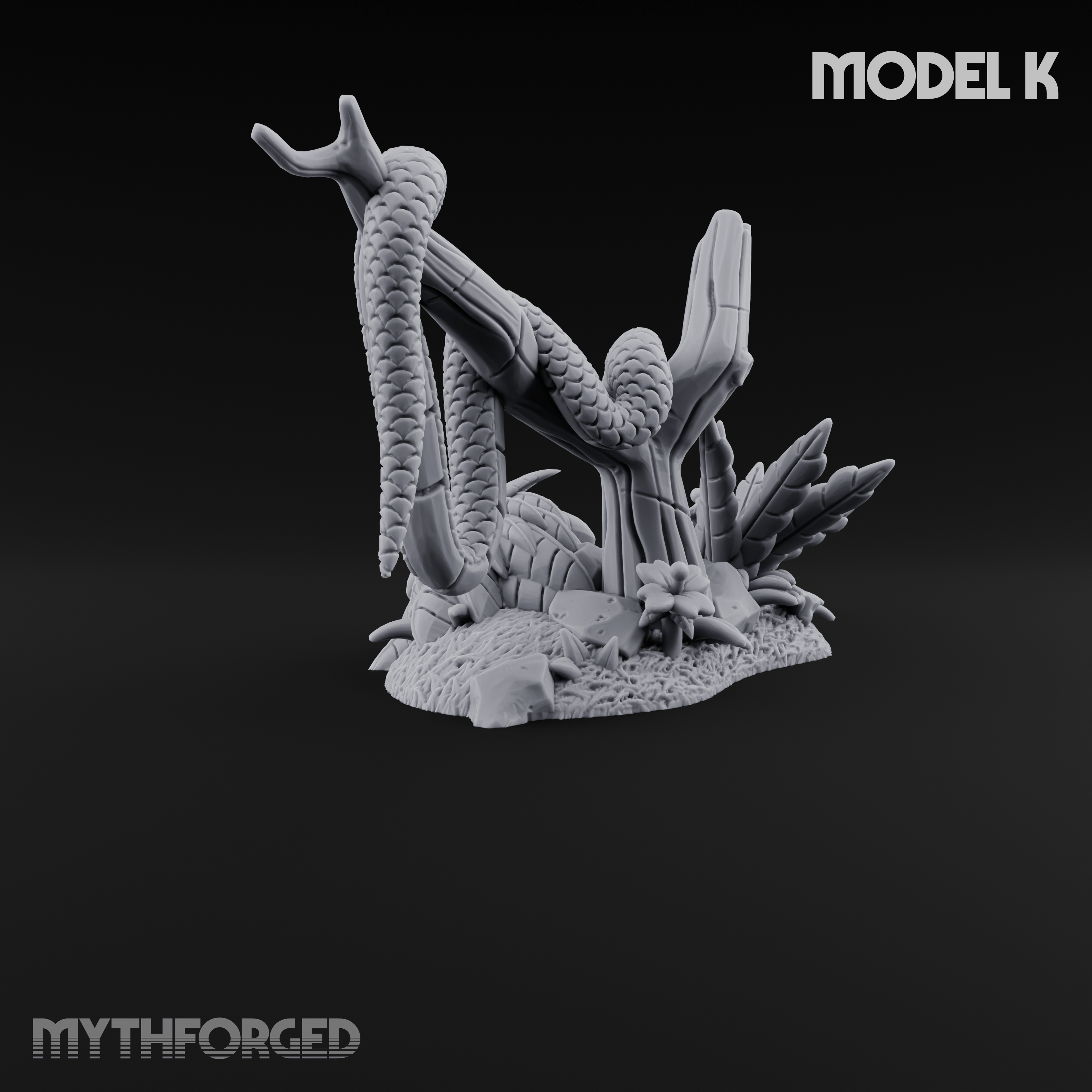 Overgrown Jungle Flora Cluster K