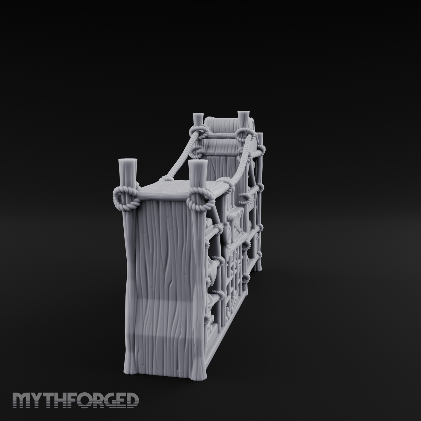 Well-Stocked Merchant's General Store Shelves Miniature for Dungeons and Dragons, Pathfinder or other TTRPGs