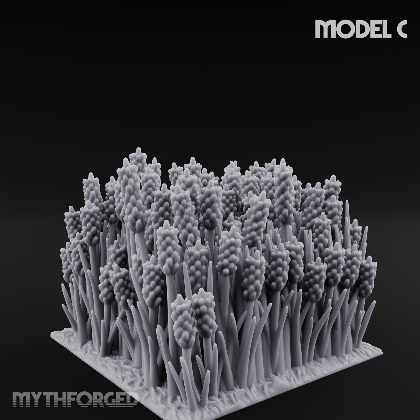 Cultivated Wildflower Meadows Miniature for Dungeons and Dragons, Pathfinder or other TTRPGs