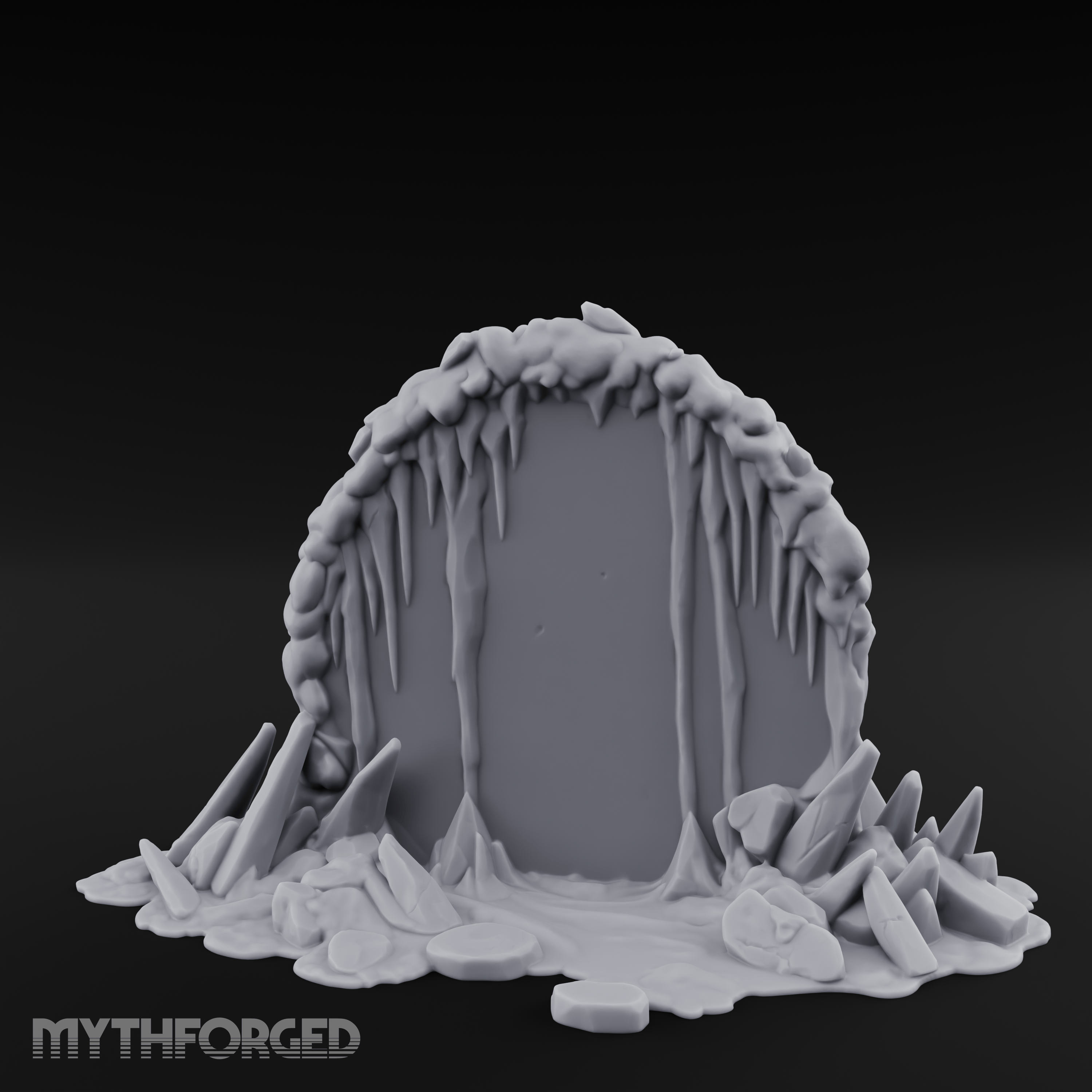 Stalactite-Hung Cave Portal