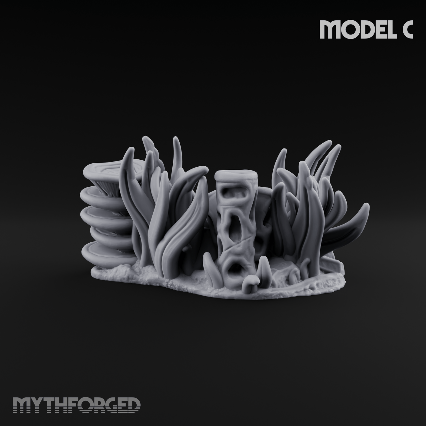Sunken Ocean Floors C Miniature for Dungeons and Dragons, Pathfinder or other TTRPGs