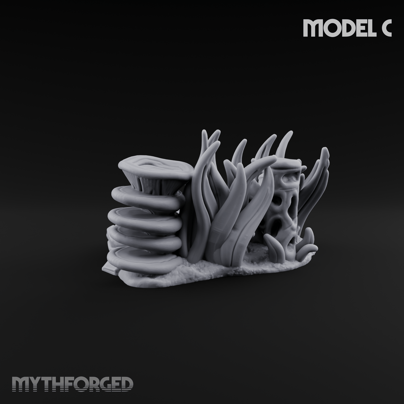 Sunken Ocean Floors C Miniature for Dungeons and Dragons, Pathfinder or other TTRPGs