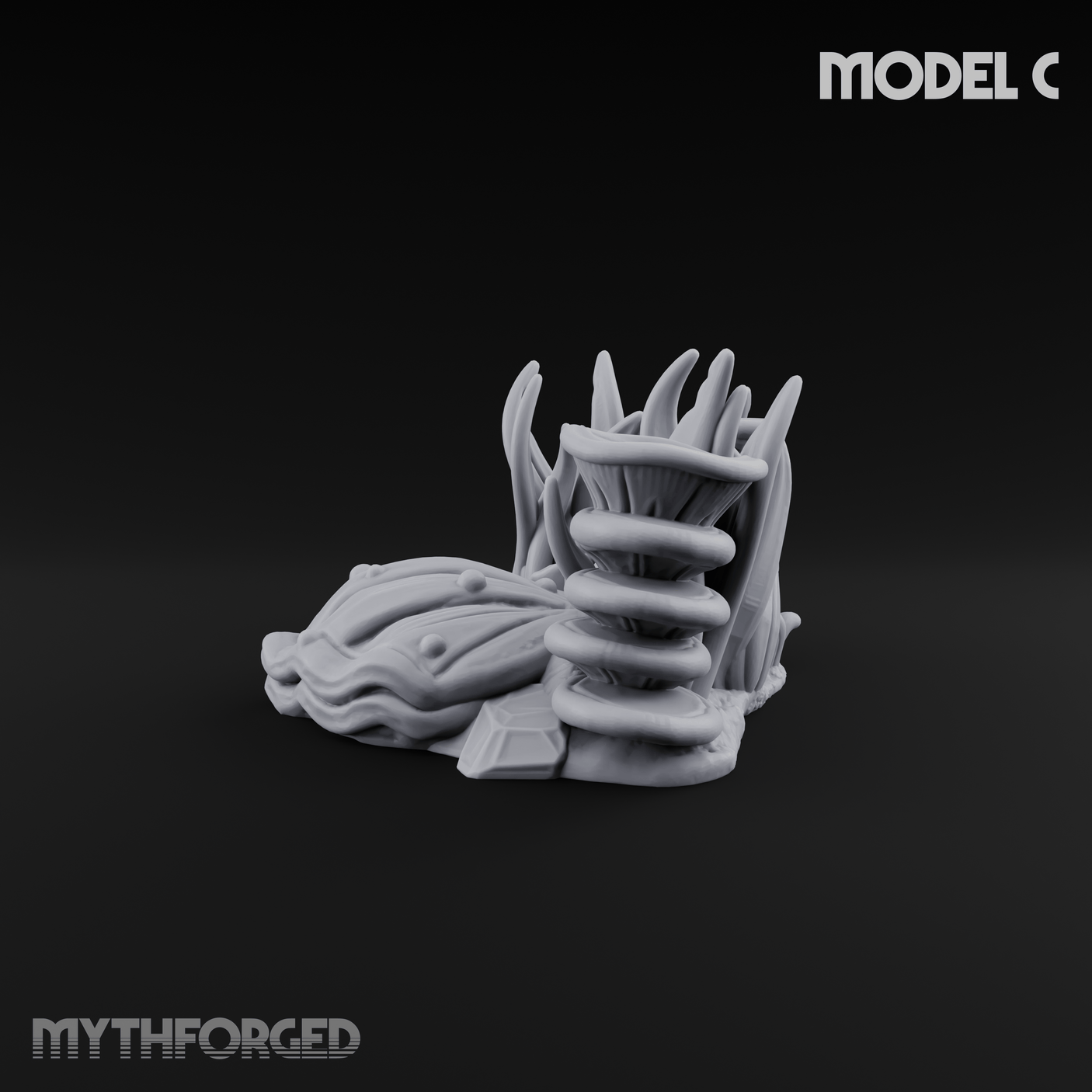 Sunken Ocean Floors C Miniature for Dungeons and Dragons, Pathfinder or other TTRPGs
