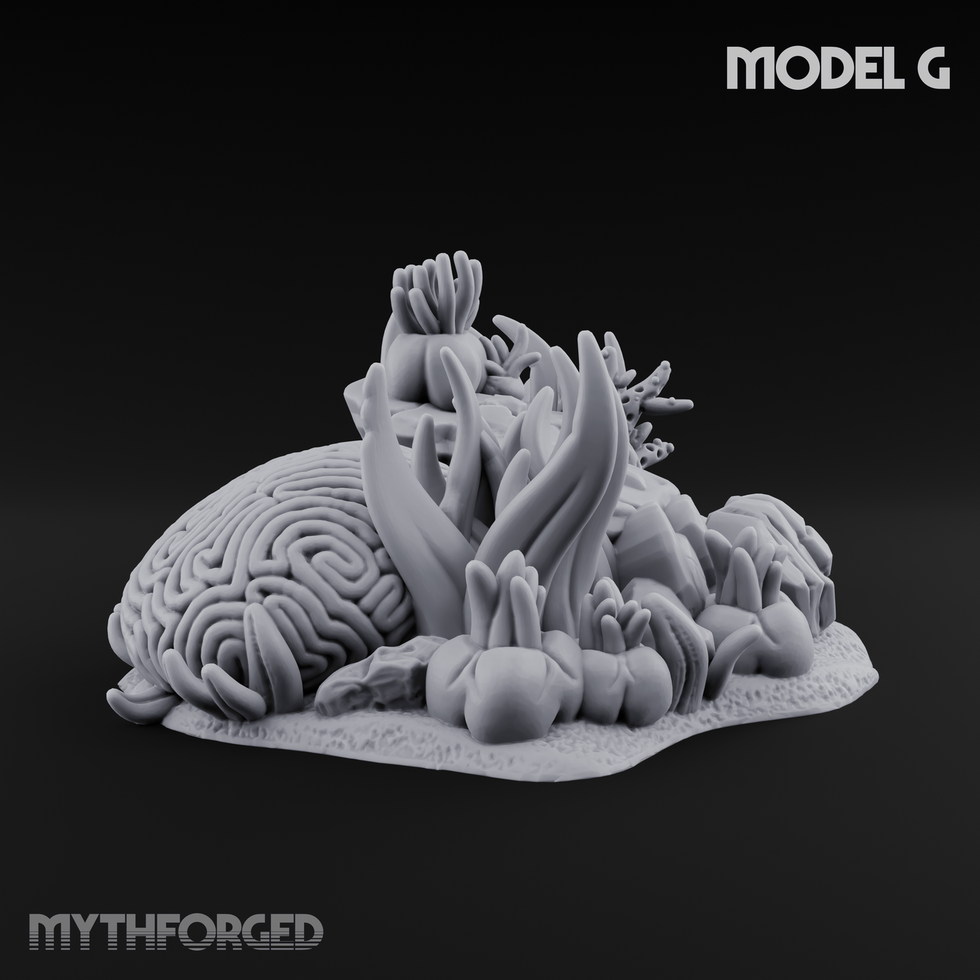 Sunken Ocean Floors G Miniature for Dungeons and Dragons, Pathfinder or other TTRPGs