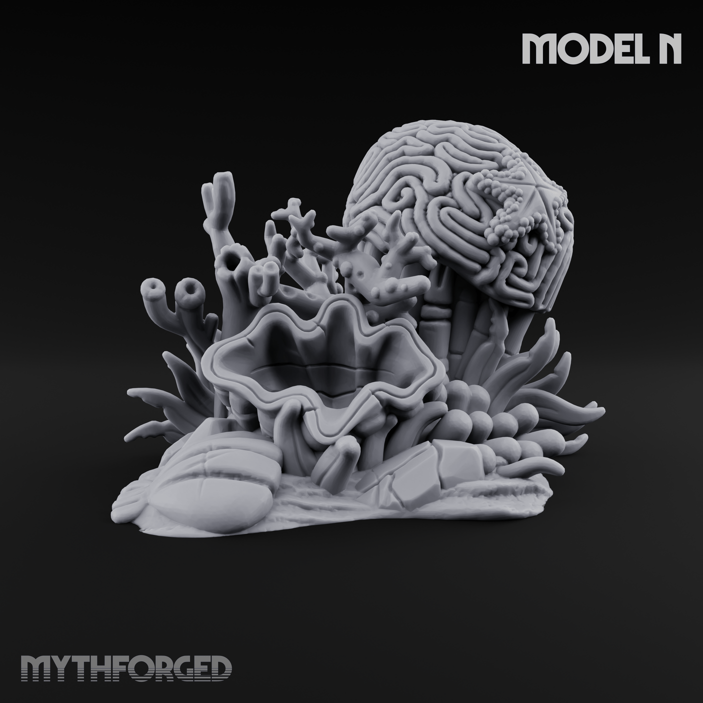 Sunken Ocean Floors N Miniature for Dungeons and Dragons, Pathfinder or other TTRPGs