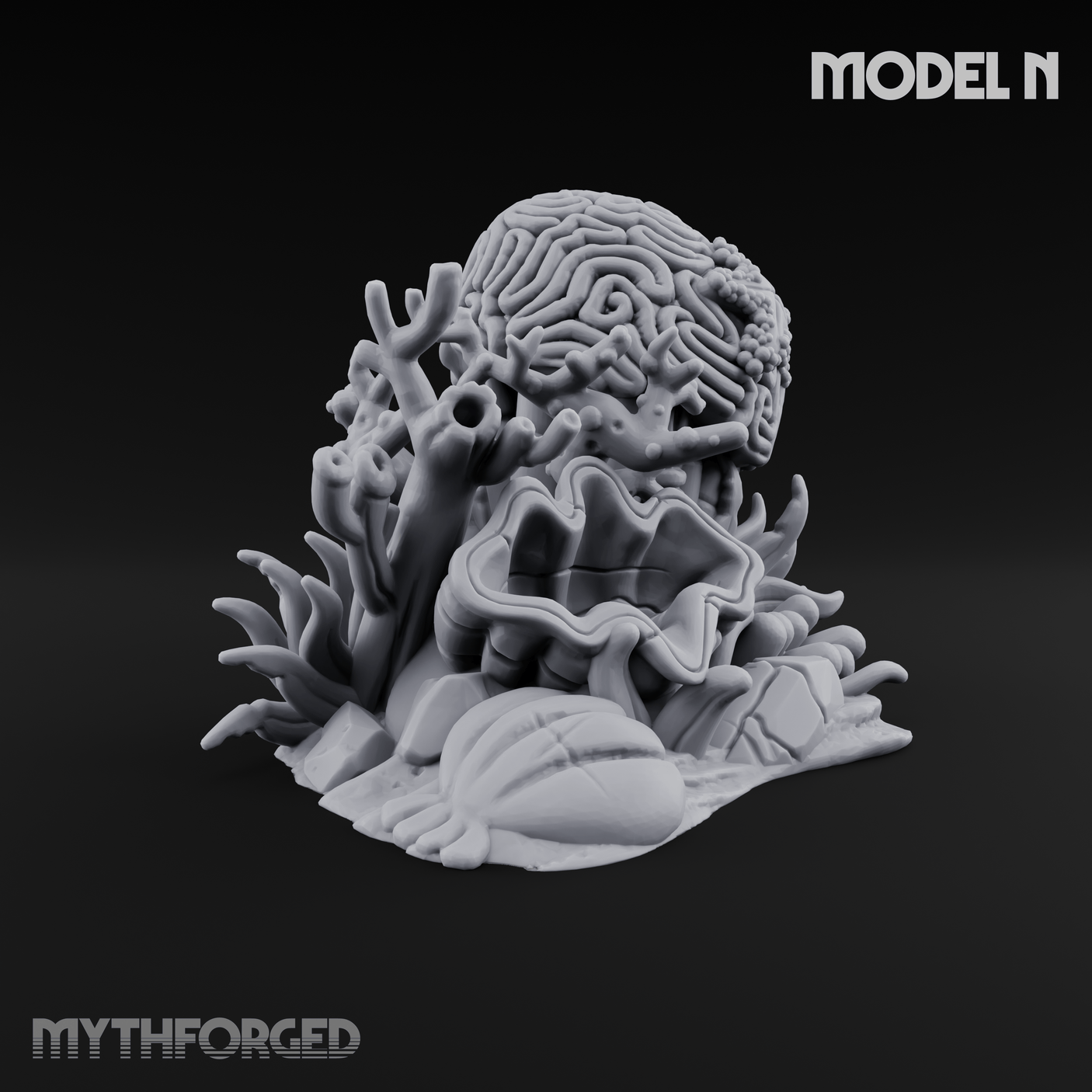 Sunken Ocean Floors N Miniature for Dungeons and Dragons, Pathfinder or other TTRPGs