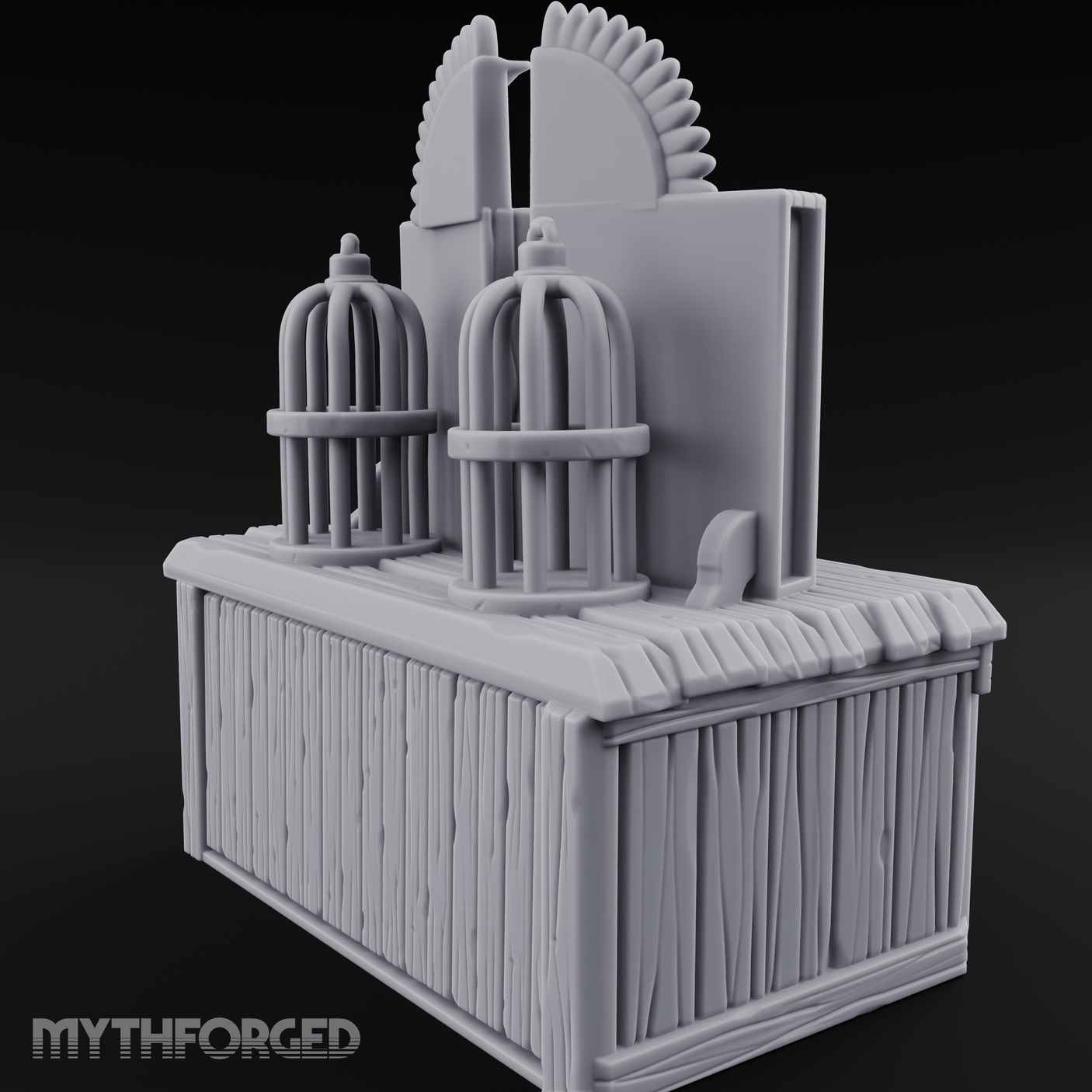 Well-Stocked Apothecary Potion Cabinet Miniature for Dungeons and Dragons, Pathfinder or other TTRPGs