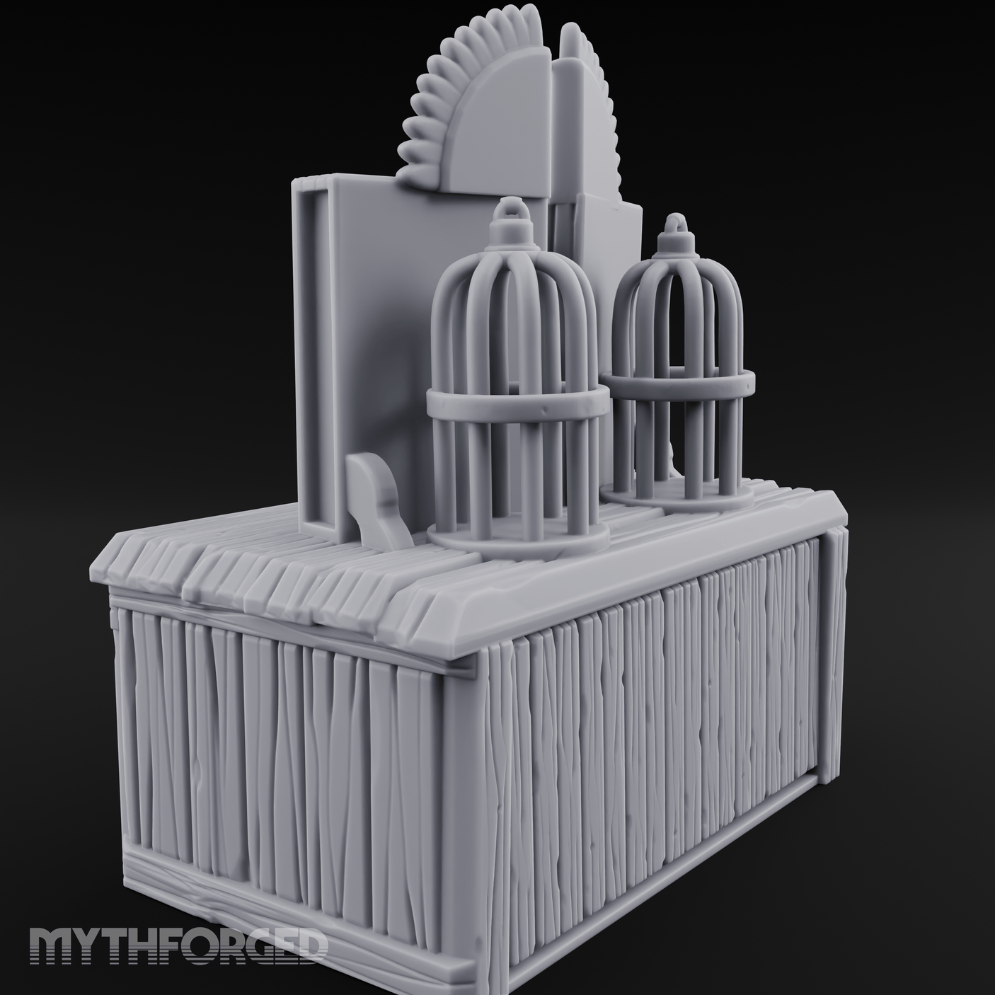 Well-Stocked Apothecary Potion Cabinet Miniature for Dungeons and Dragons, Pathfinder or other TTRPGs