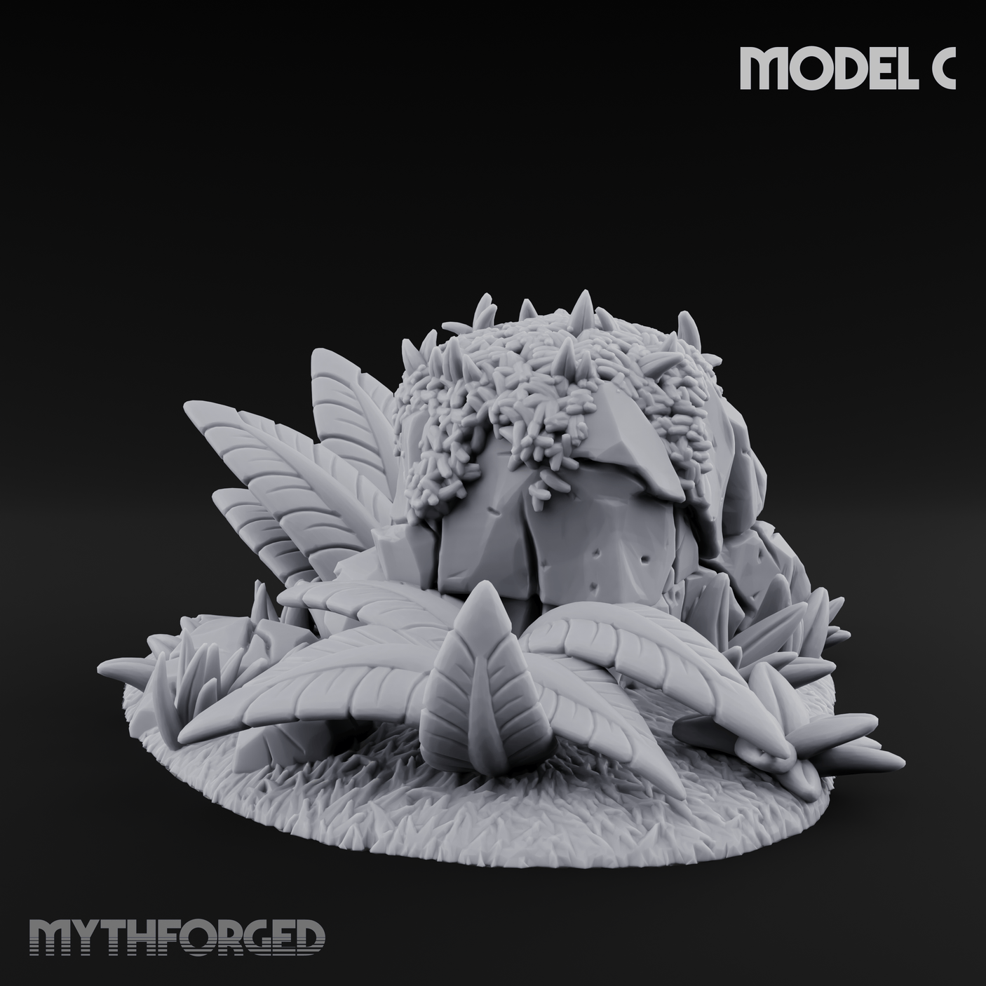 Sunbaked Desert Foliage C Miniature for Dungeons and Dragons, Pathfinder or other TTRPGs