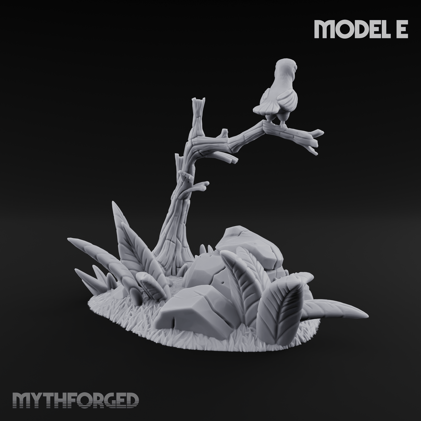 Sunbaked Desert Foliage E Miniature for Dungeons and Dragons, Pathfinder or other TTRPGs