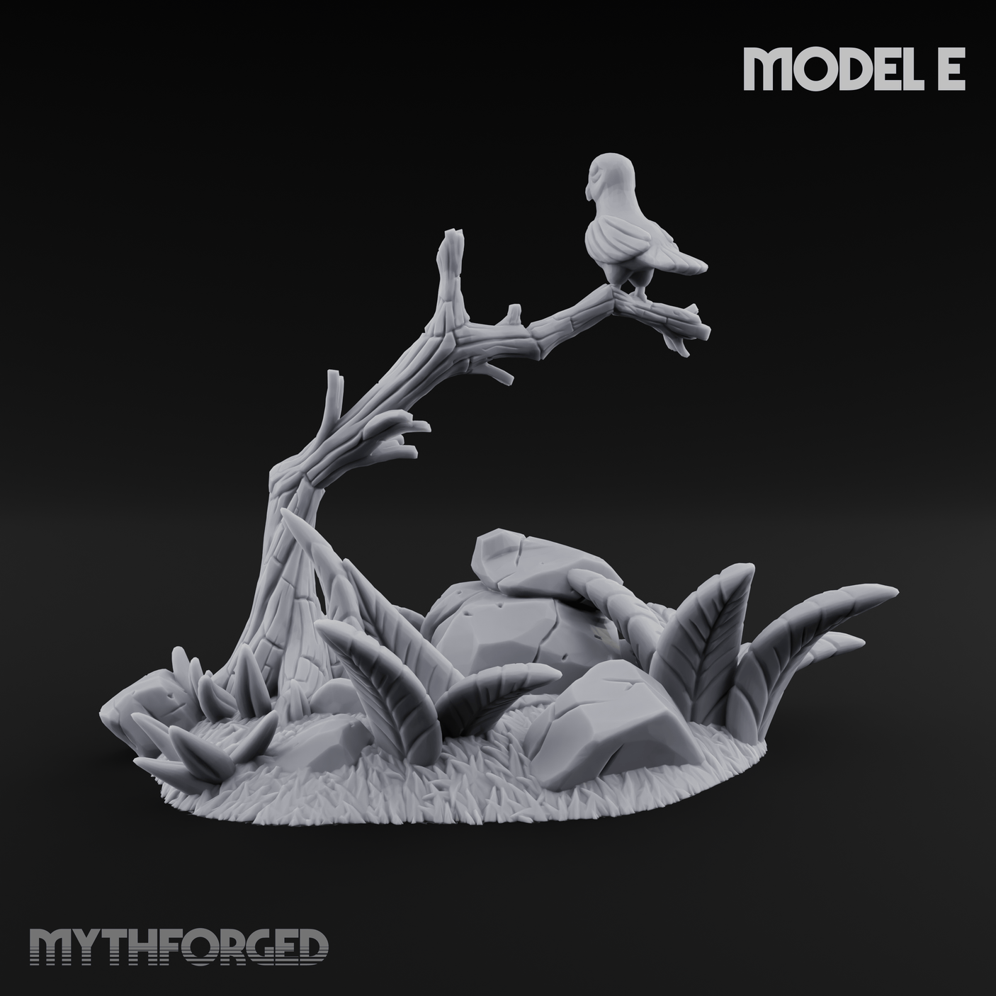 Sunbaked Desert Foliage E Miniature for Dungeons and Dragons, Pathfinder or other TTRPGs