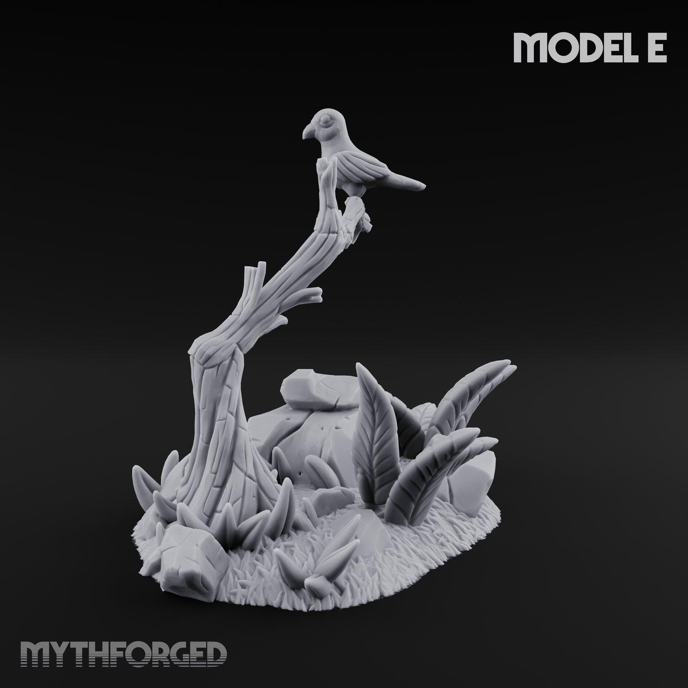 Sunbaked Desert Foliage E Miniature for Dungeons and Dragons, Pathfinder or other TTRPGs