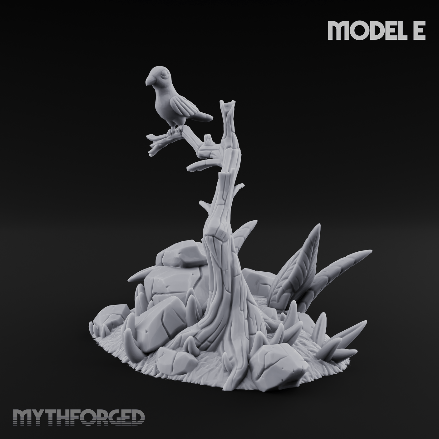 Sunbaked Desert Foliage E Miniature for Dungeons and Dragons, Pathfinder or other TTRPGs