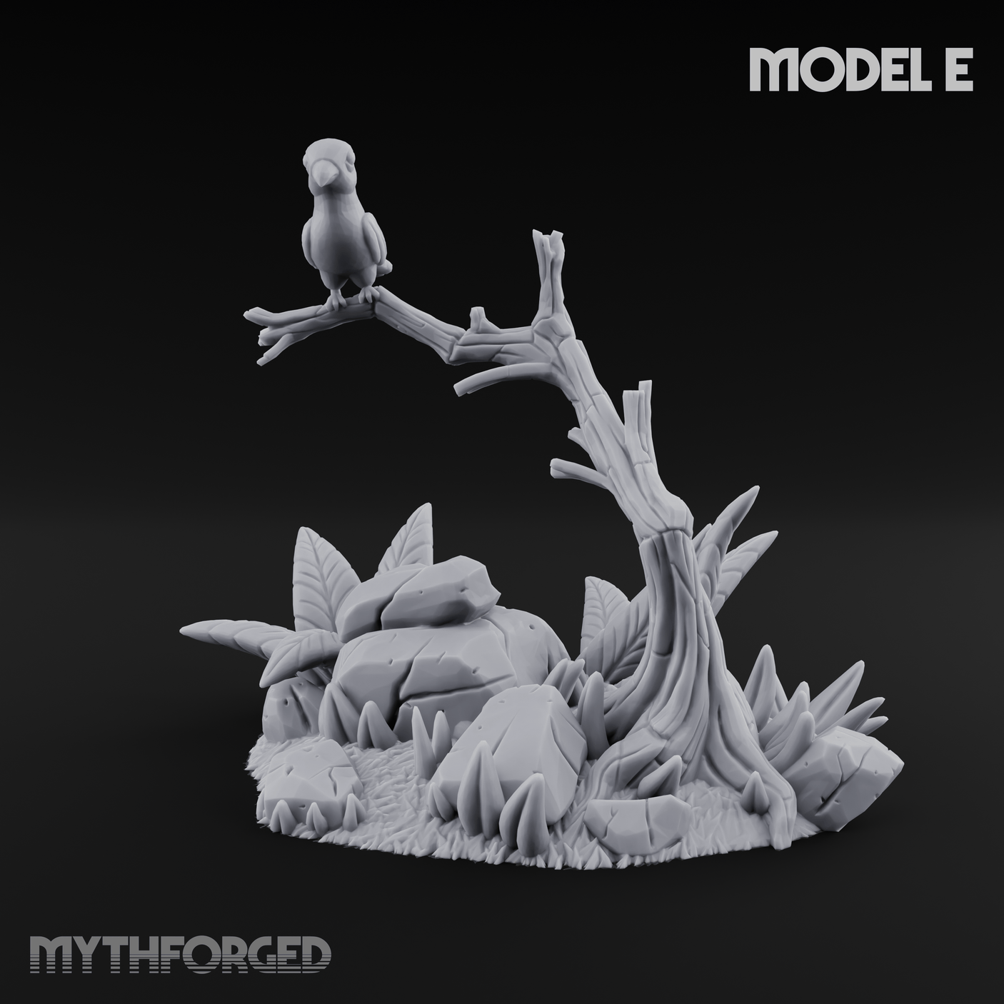 Sunbaked Desert Foliage E Miniature for Dungeons and Dragons, Pathfinder or other TTRPGs