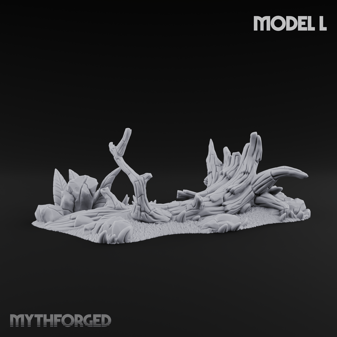 Sunbaked Desert Foliage L Miniature for Dungeons and Dragons, Pathfinder or other TTRPGs