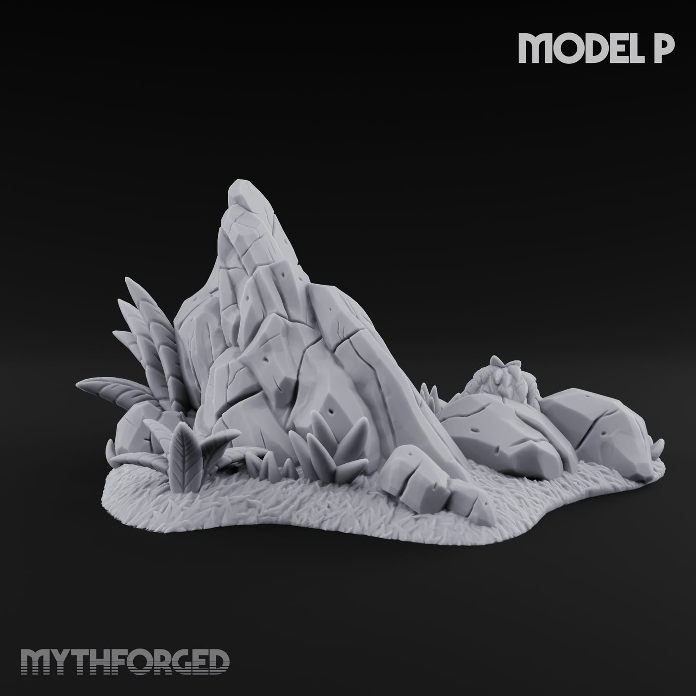 Sunbaked Desert Foliage P Miniature for Dungeons and Dragons, Pathfinder or other TTRPGs
