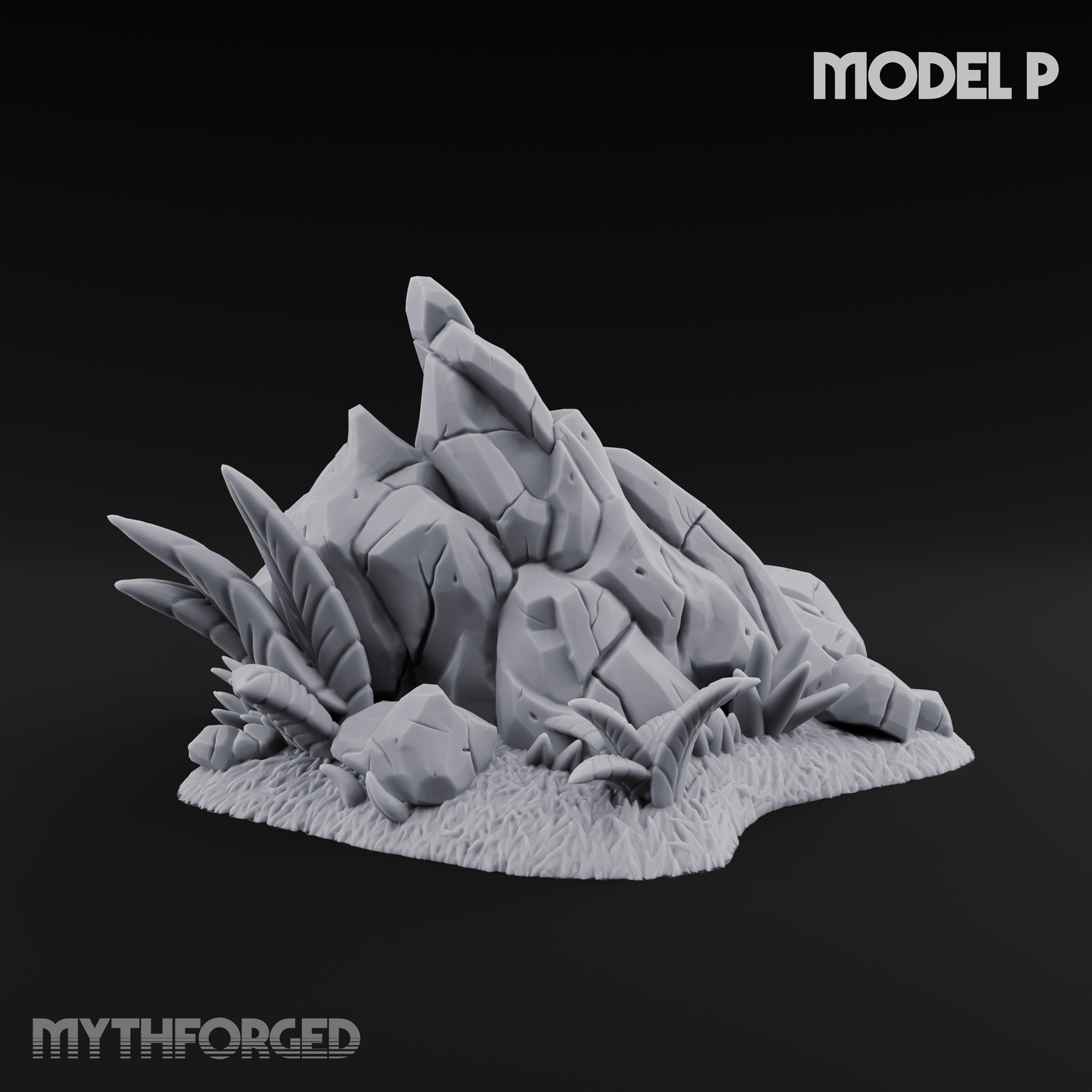 Sunbaked Desert Foliage P Miniature for Dungeons and Dragons, Pathfinder or other TTRPGs