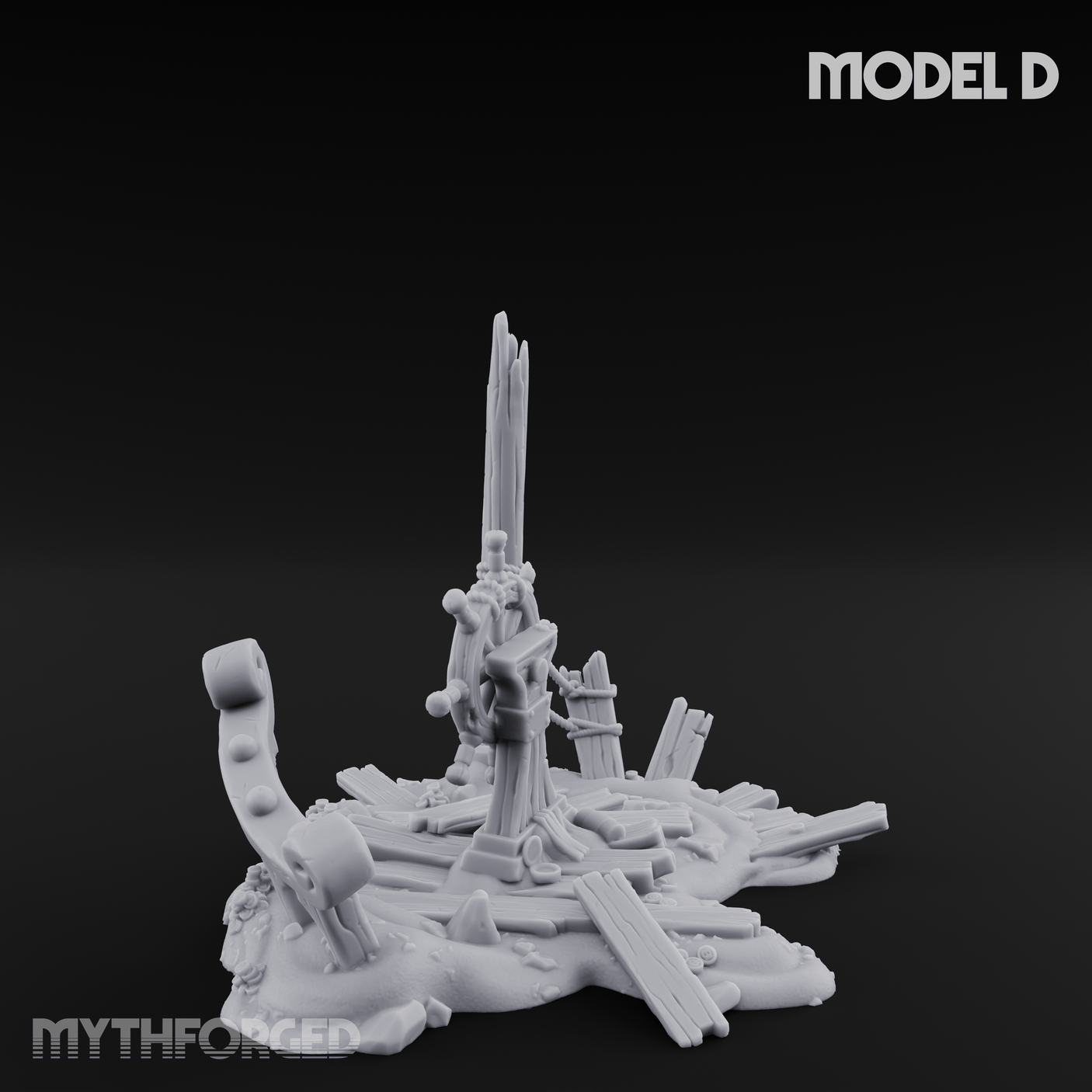 Sunken Seabed Debris D Miniature for Dungeons and Dragons, Pathfinder or other TTRPGs