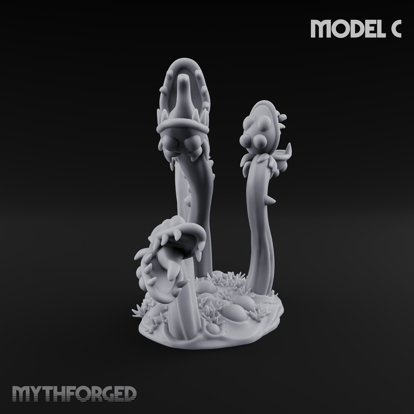Spongy Swamp Flora C Miniature for Dungeons and Dragons, Pathfinder or other TTRPGs