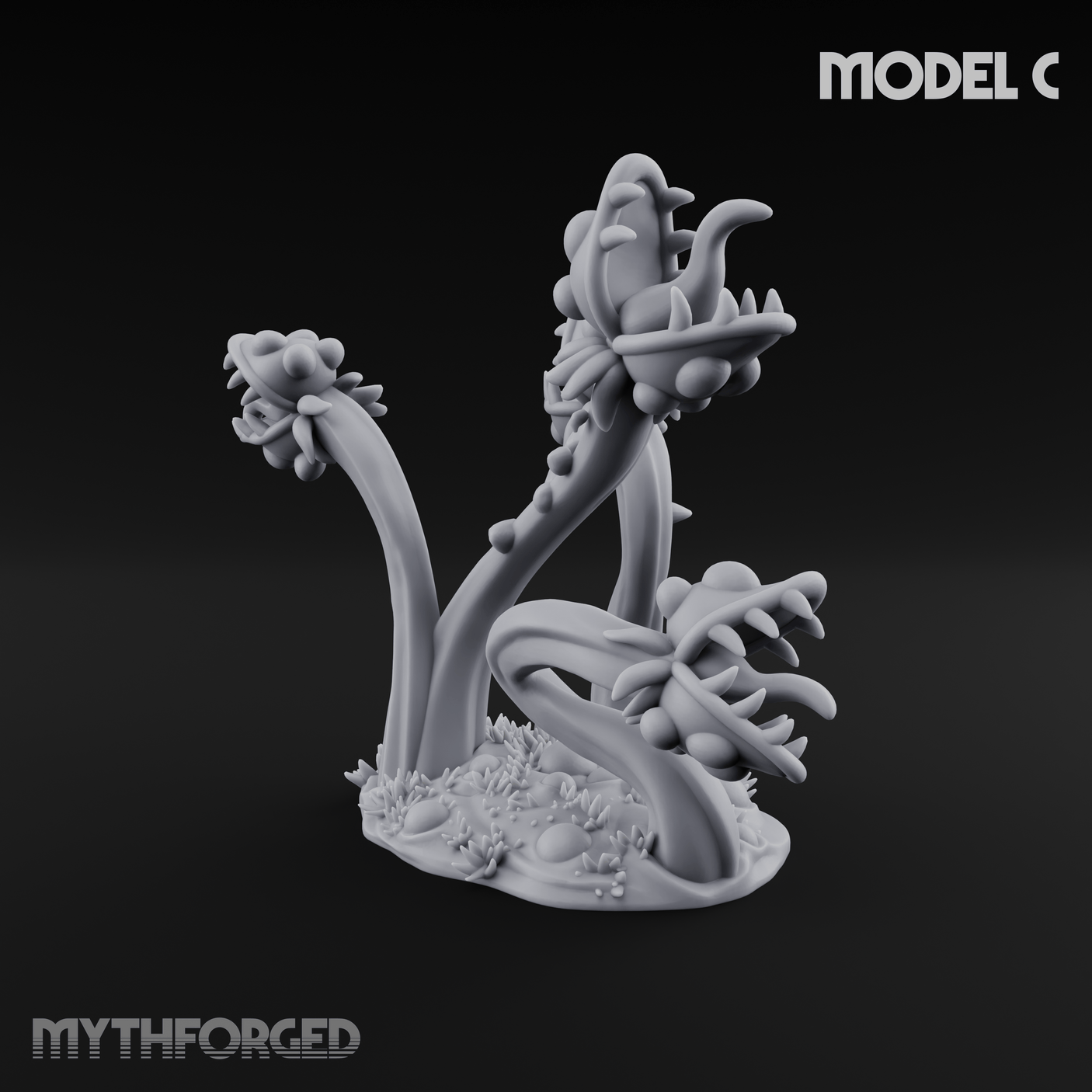 Spongy Swamp Flora C Miniature for Dungeons and Dragons, Pathfinder or other TTRPGs