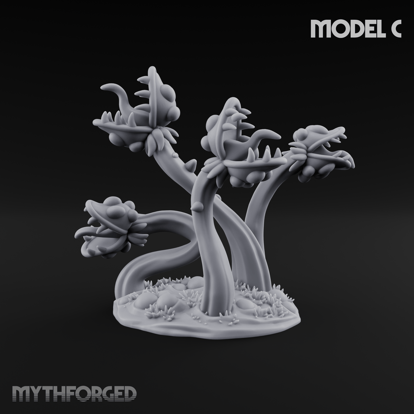 Spongy Swamp Flora C Miniature for Dungeons and Dragons, Pathfinder or other TTRPGs