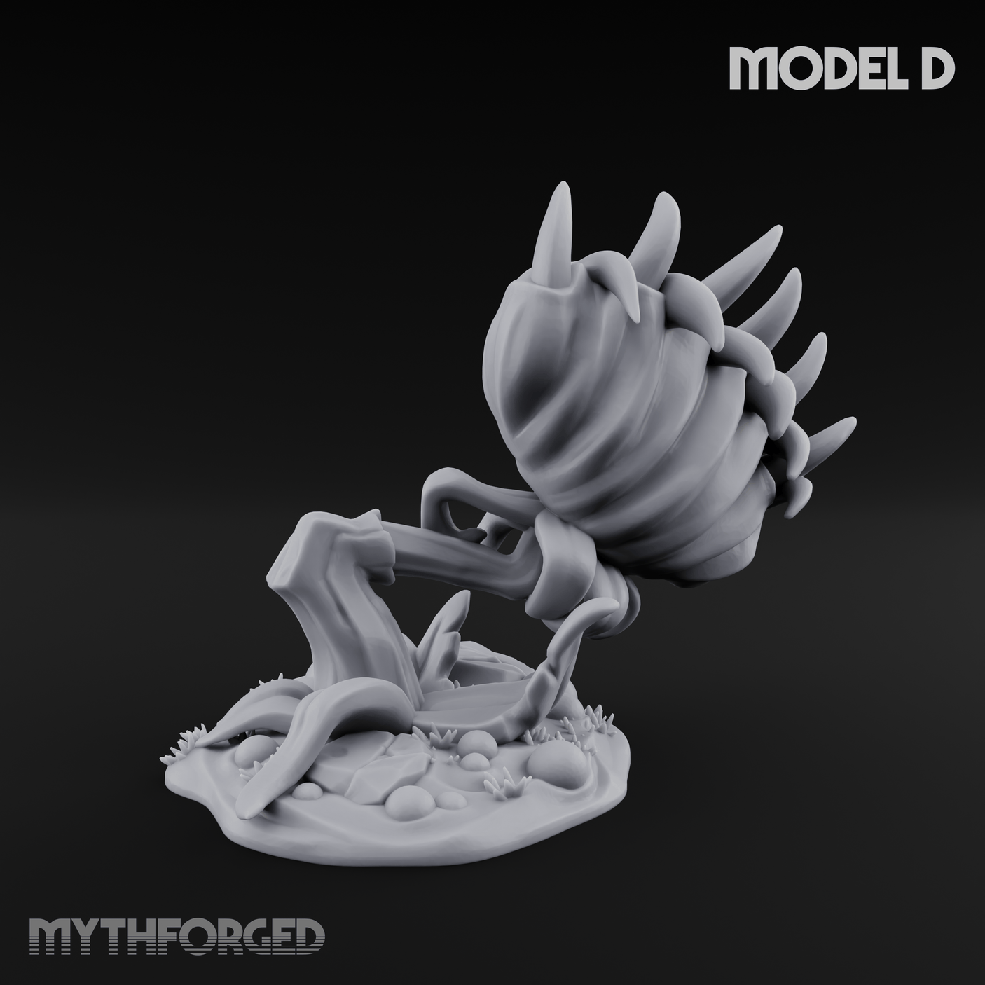 Spongy Swamp Flora D Miniature for Dungeons and Dragons, Pathfinder or other TTRPGs