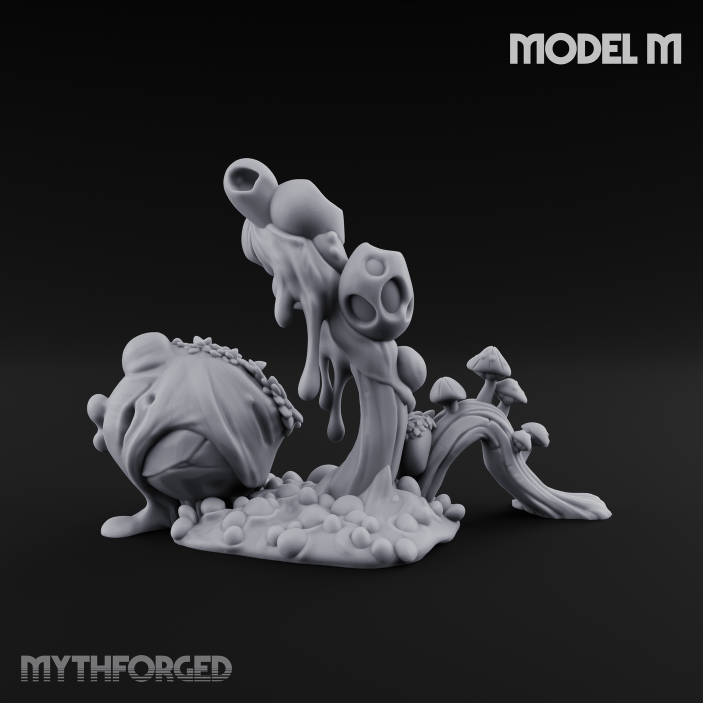 Spongy Swamp Flora M Miniature for Dungeons and Dragons, Pathfinder or other TTRPGs