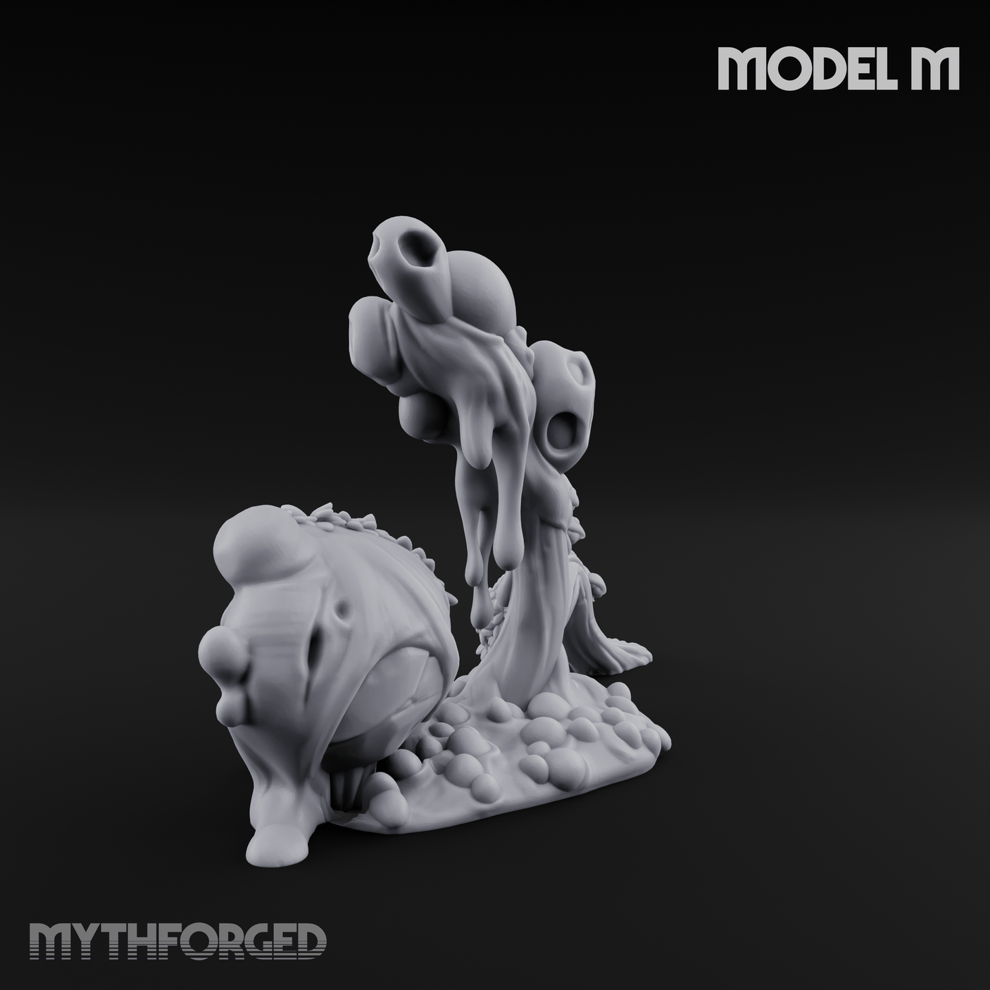 Spongy Swamp Flora M Miniature for Dungeons and Dragons, Pathfinder or other TTRPGs
