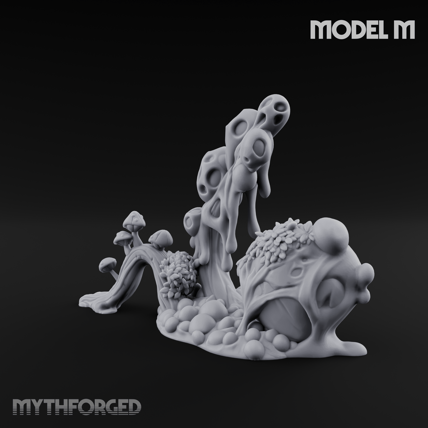 Spongy Swamp Flora M Miniature for Dungeons and Dragons, Pathfinder or other TTRPGs