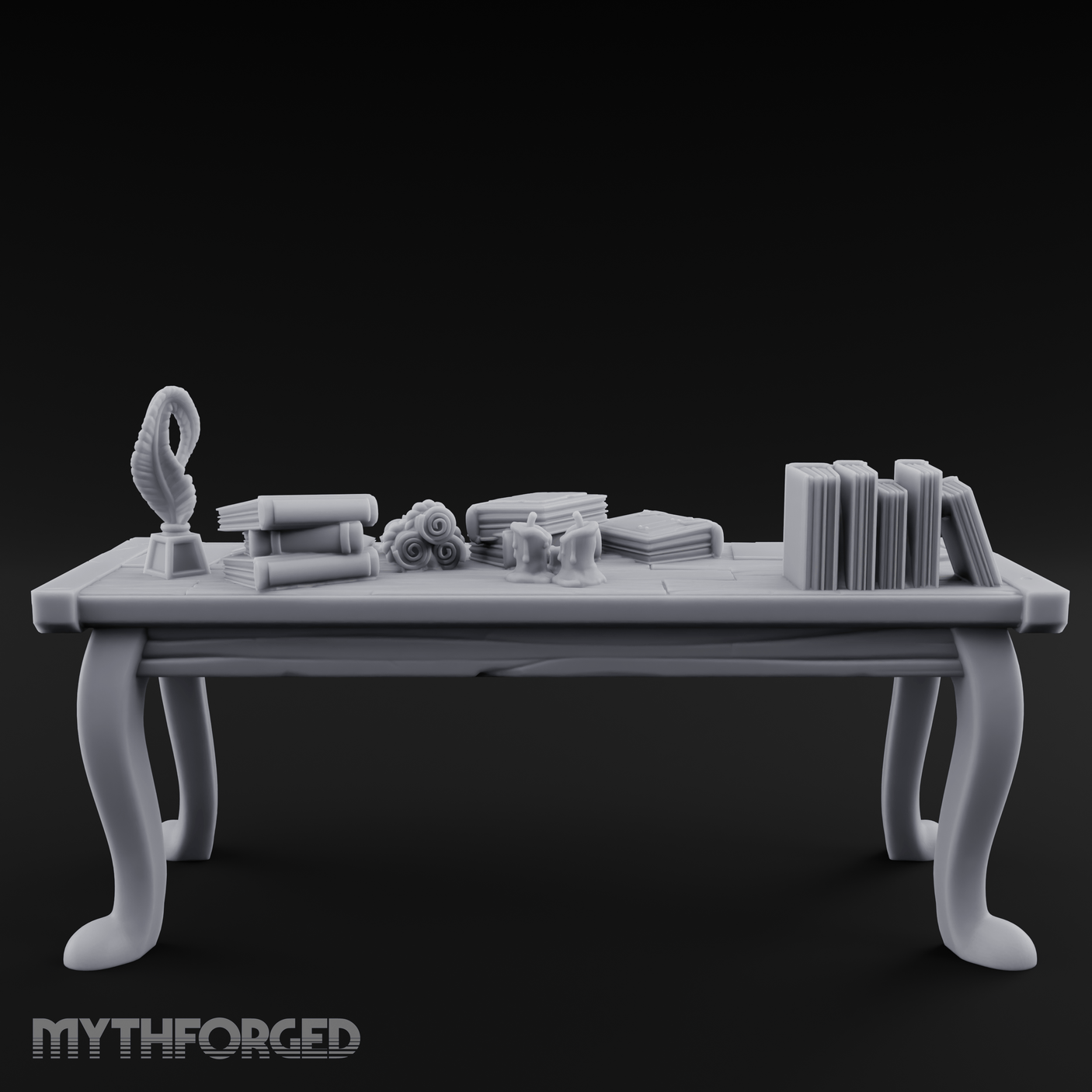 Curator's Artifact Display Table Miniature for Dungeons and Dragons, Pathfinder or other TTRPGs