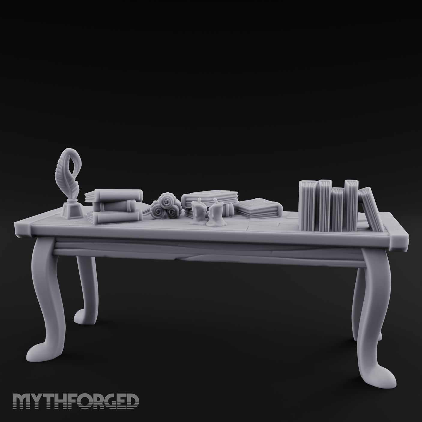 Curator's Artifact Display Table Miniature for Dungeons and Dragons, Pathfinder or other TTRPGs