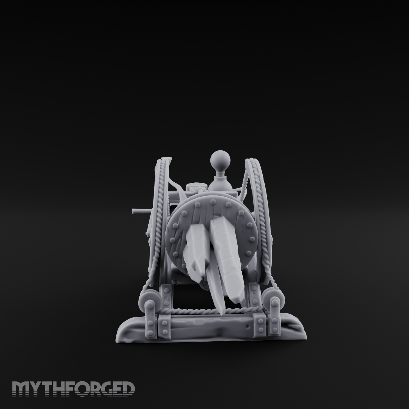 Rigged Siege Telescope Miniature for Dungeons and Dragons, Pathfinder or other TTRPGs