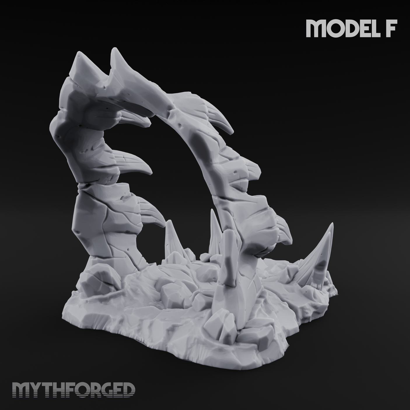 Wasteland Skeleton Terrain F Miniature for Dungeons and Dragons, Pathfinder or other TTRPGs