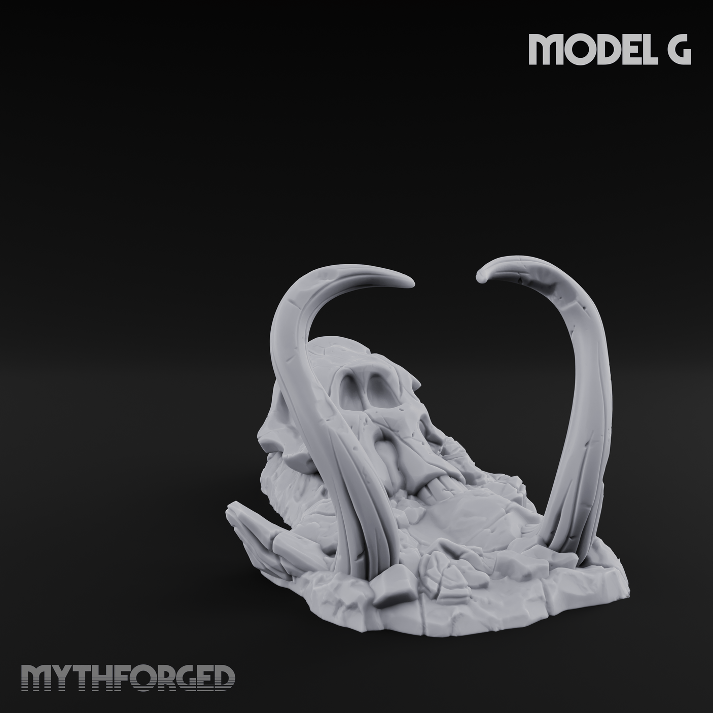 Wasteland Skeleton Terrain G Miniature for Dungeons and Dragons, Pathfinder or other TTRPGs