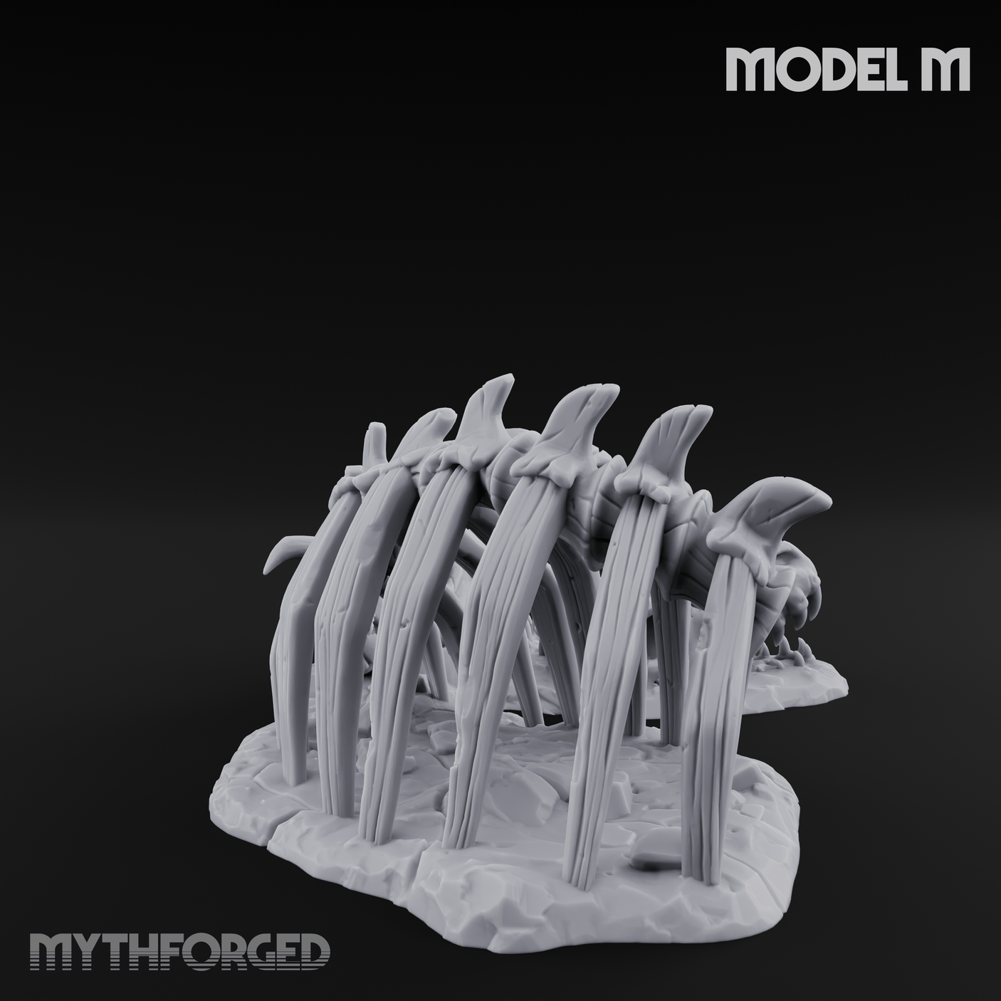 Wasteland Skeleton Terrain M Miniature for Dungeons and Dragons, Pathfinder or other TTRPGs