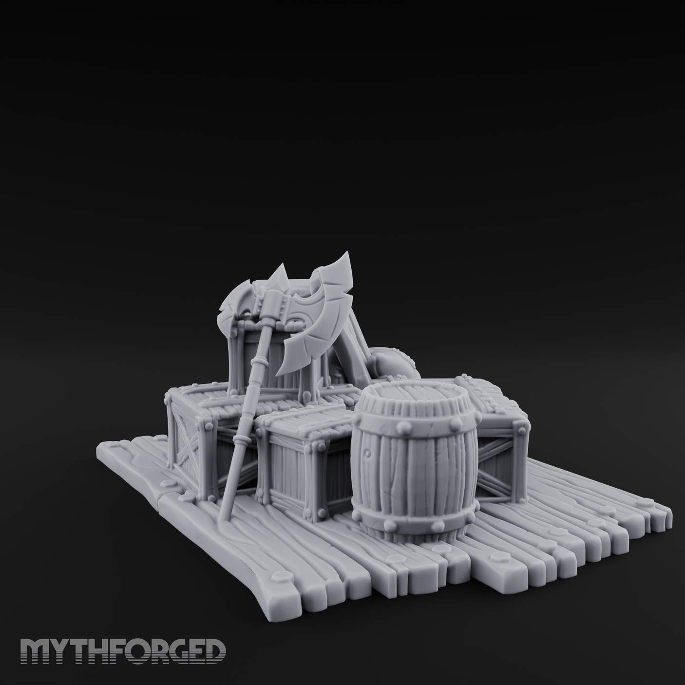 Soot-Stained Blacksmith Anvil Miniature for Dungeons and Dragons, Pathfinder or other TTRPGs