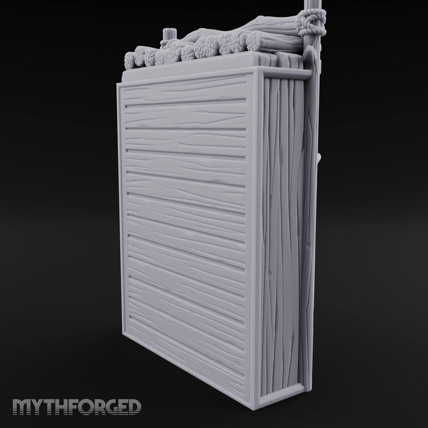 Well Stocked Weapon Rack Miniature for Dungeons and Dragons, Pathfinder or other TTRPGs