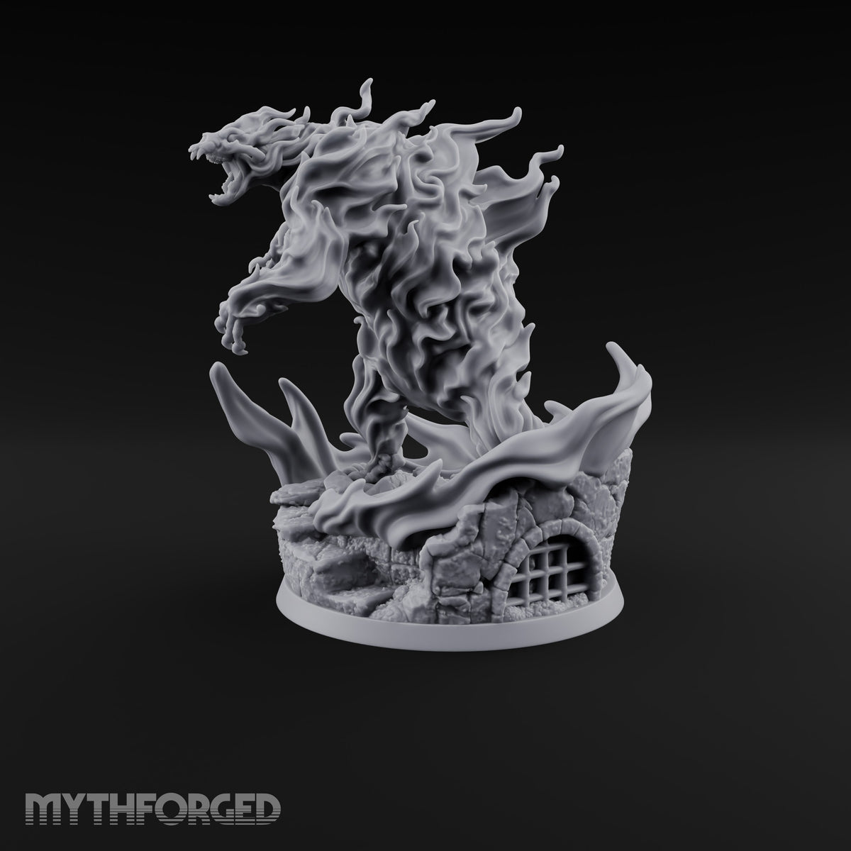 Rising Through Flame Fire Elemental — Fire