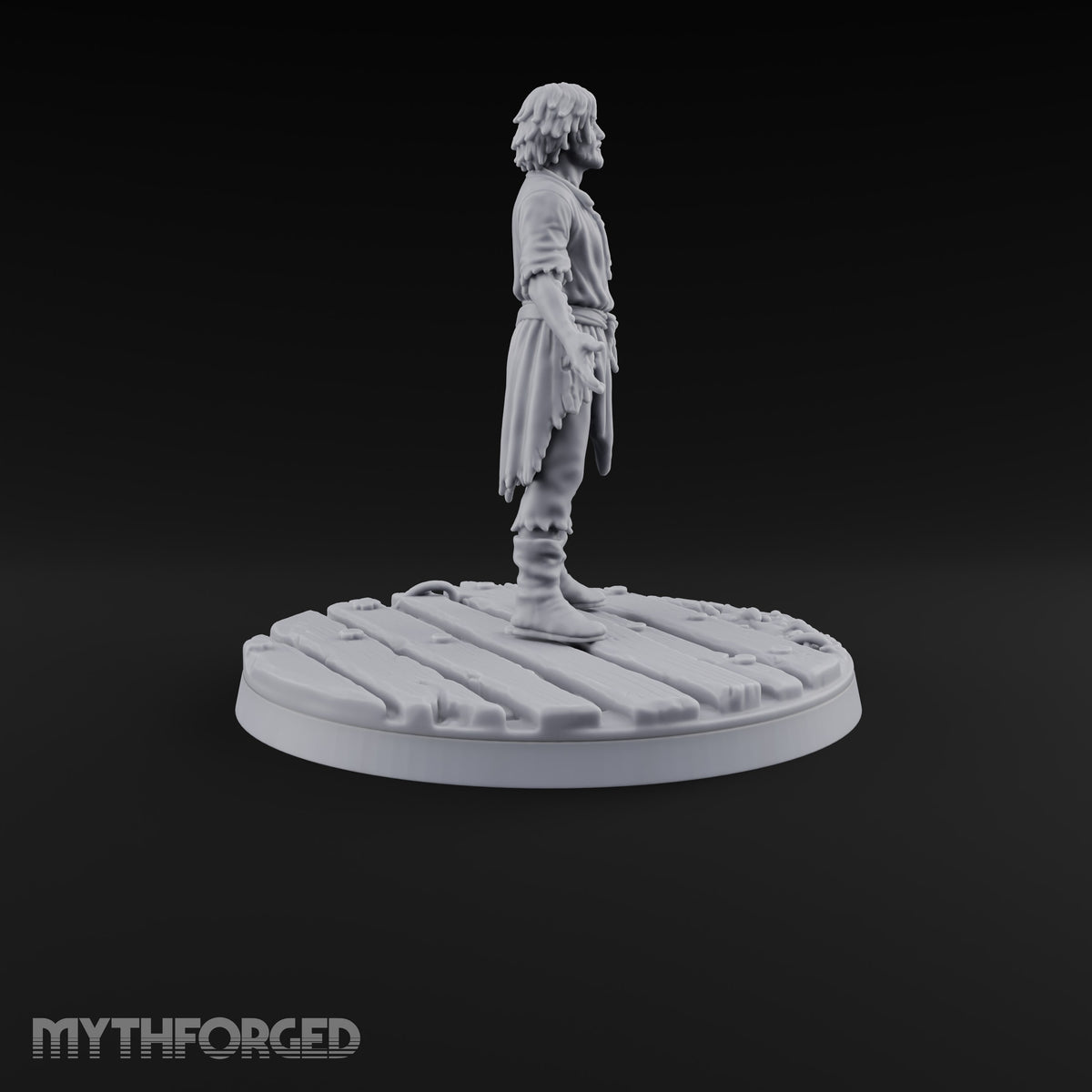 Succumbing to the Change Human Mutant E Miniature for Dungeons and Dragons, Pathfinder or other TTRPGs