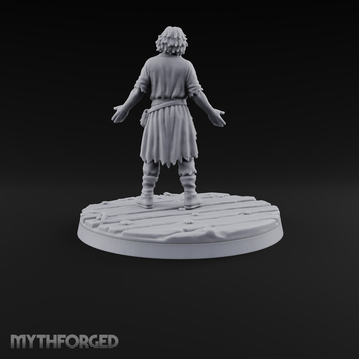 Succumbing to the Change Human Mutant E Miniature for Dungeons and Dragons, Pathfinder or other TTRPGs